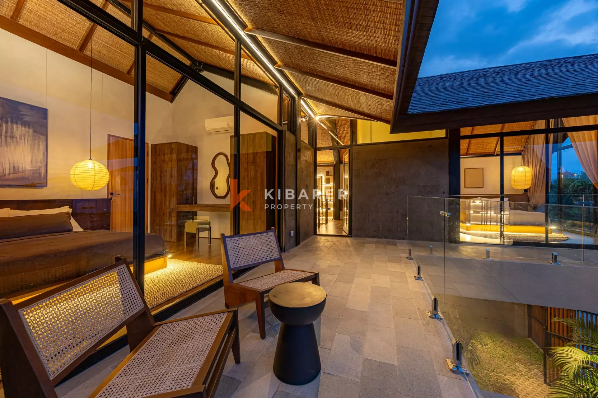 Vila Dua Kamar Tidur Bergaya di Umalas