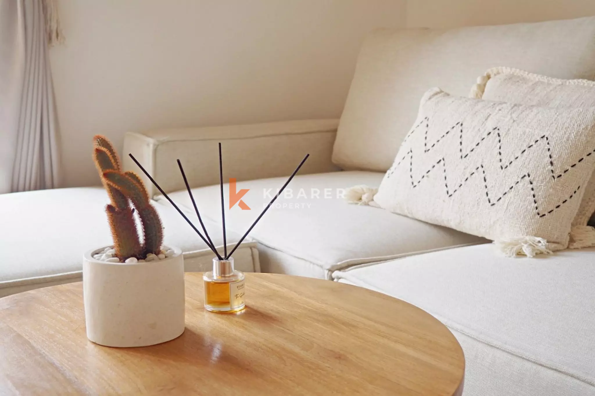 Vila Tamu Tertutup Tiga Kamar Tidur Bergaya Mediterania Di Berawa