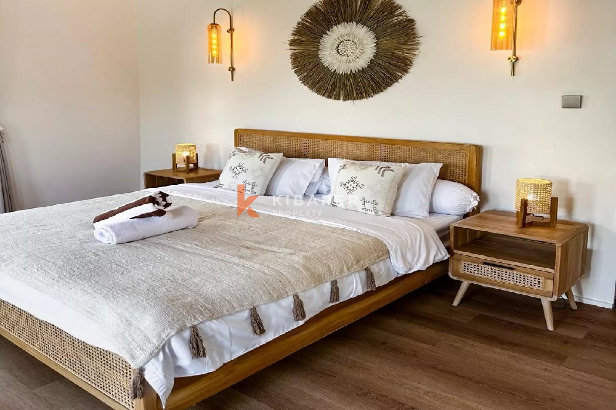 Vila Tamu Tertutup Tiga Kamar Tidur Bergaya Mediterania Di Berawa