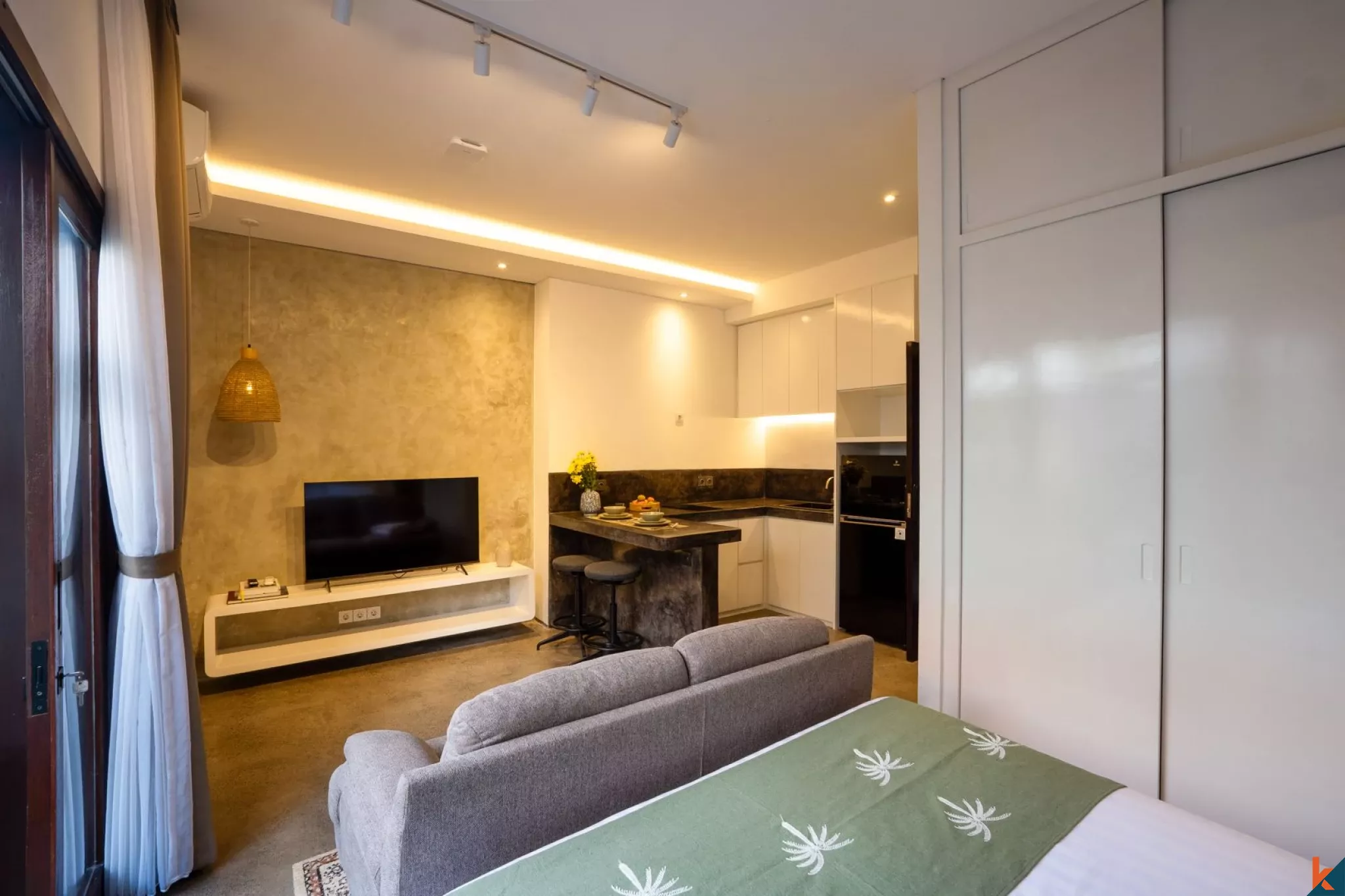 Studios écologiques et modernes à louer à Seminyak