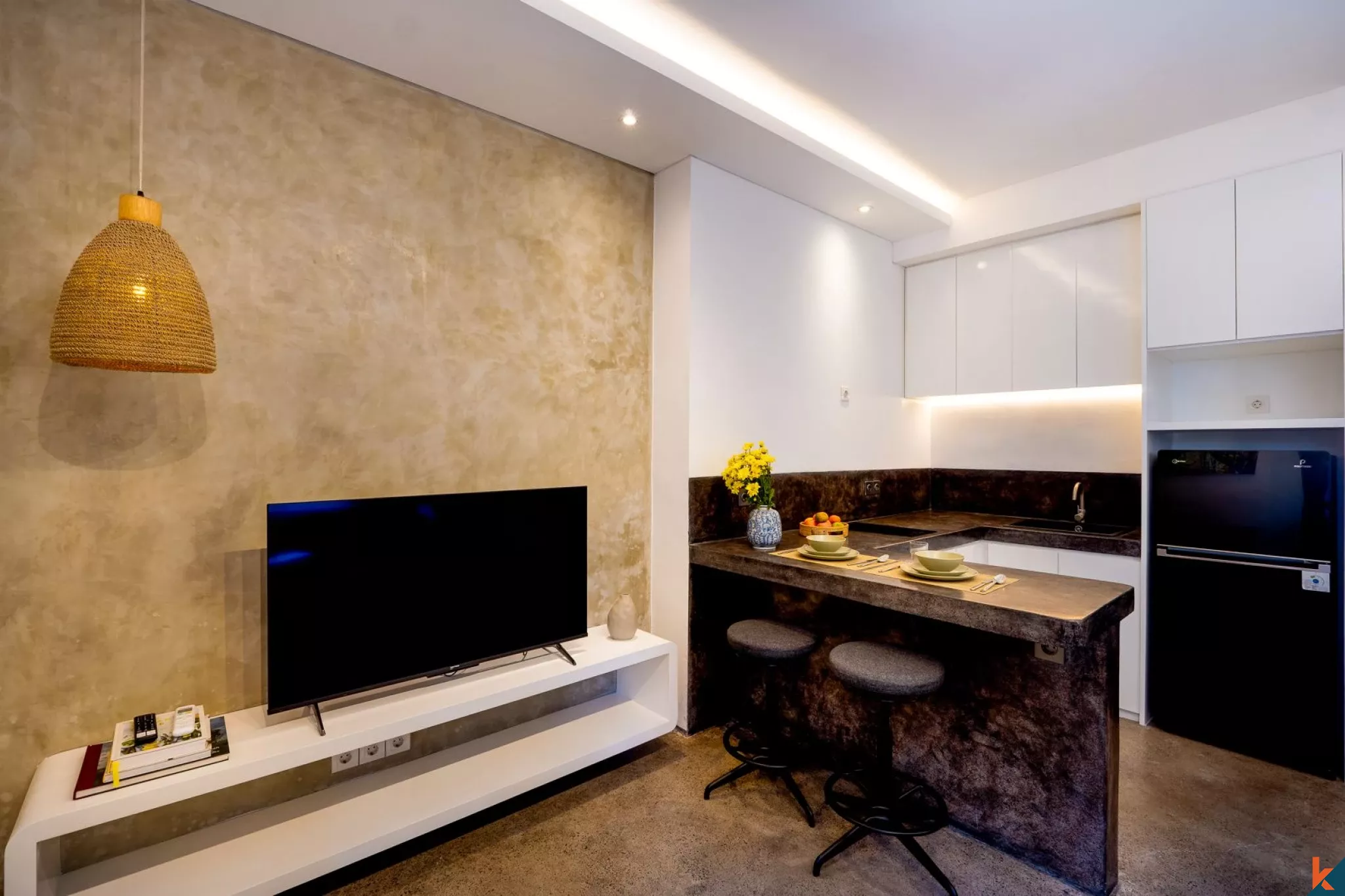 Studios écologiques et modernes à louer à Seminyak