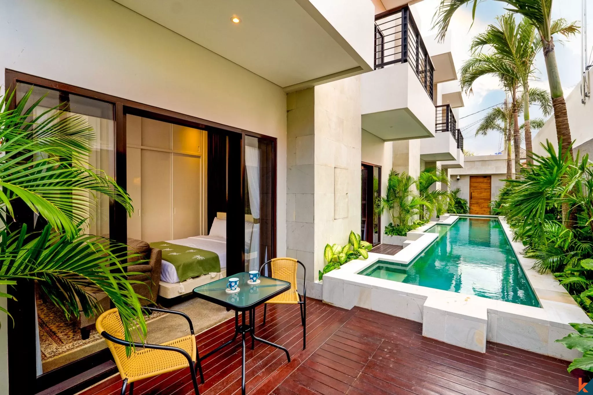 Studios écologiques et modernes à louer à Seminyak