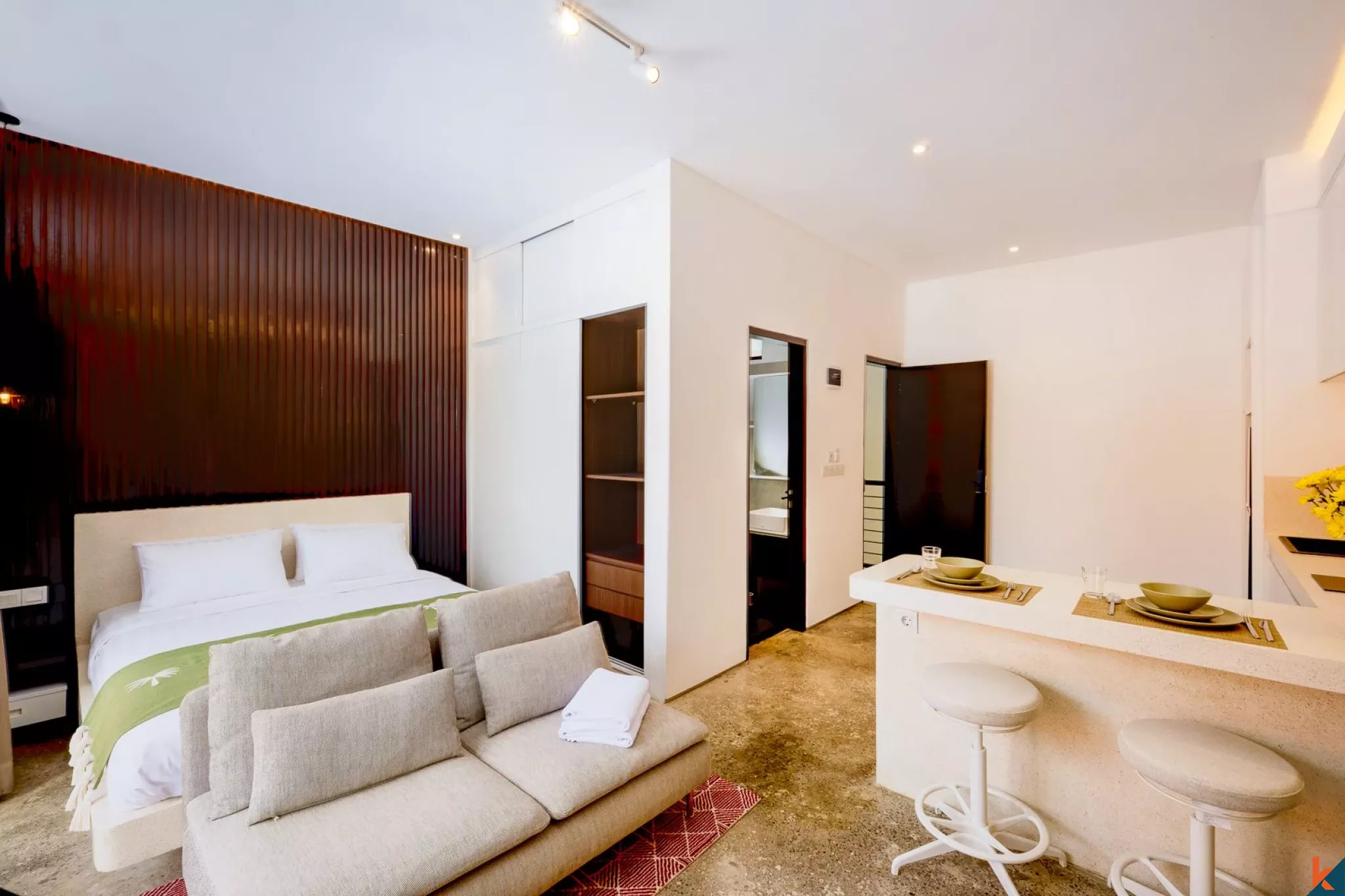 Studios écologiques et modernes à louer à Seminyak