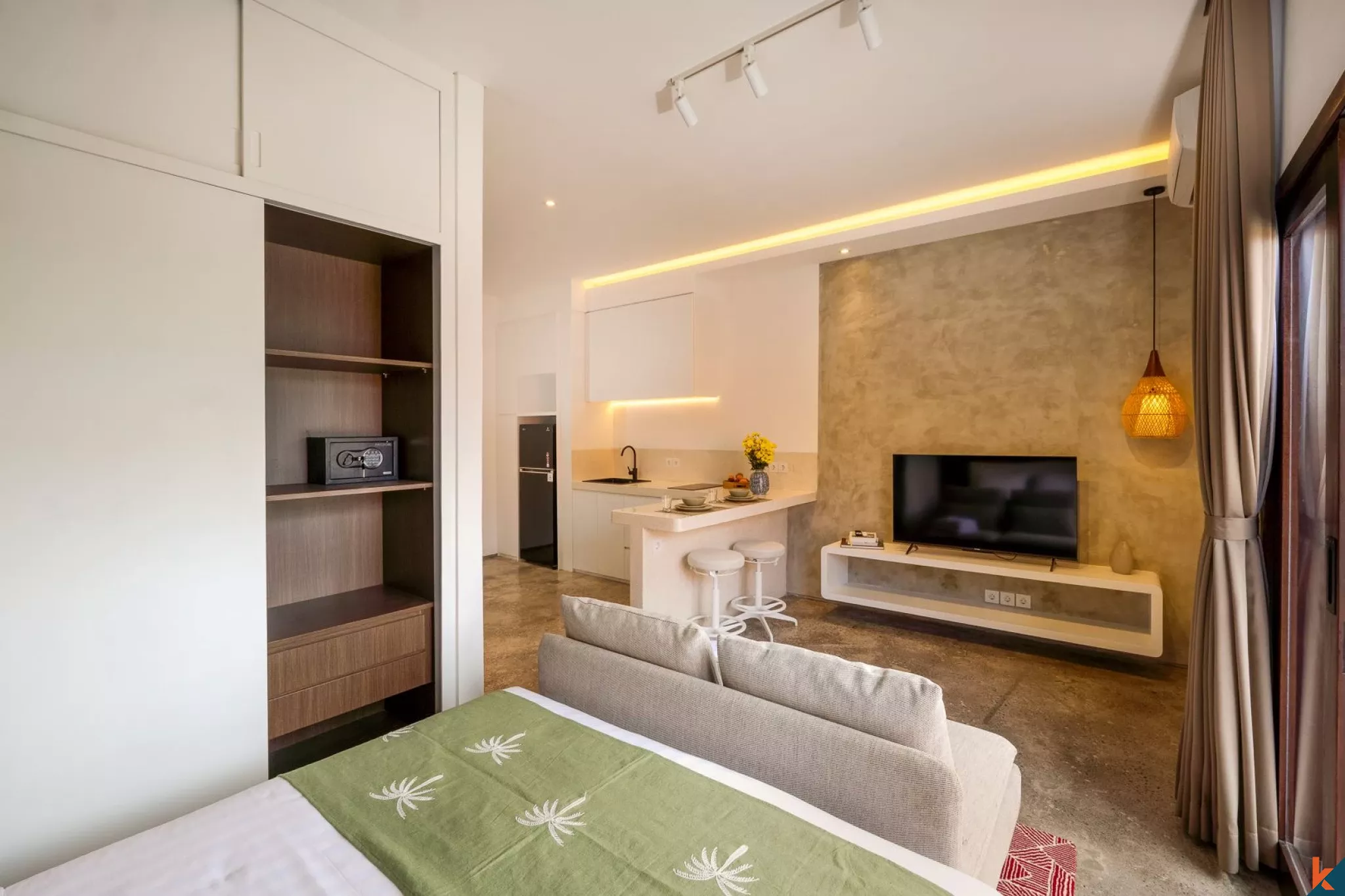 Studios écologiques et modernes à louer à Seminyak