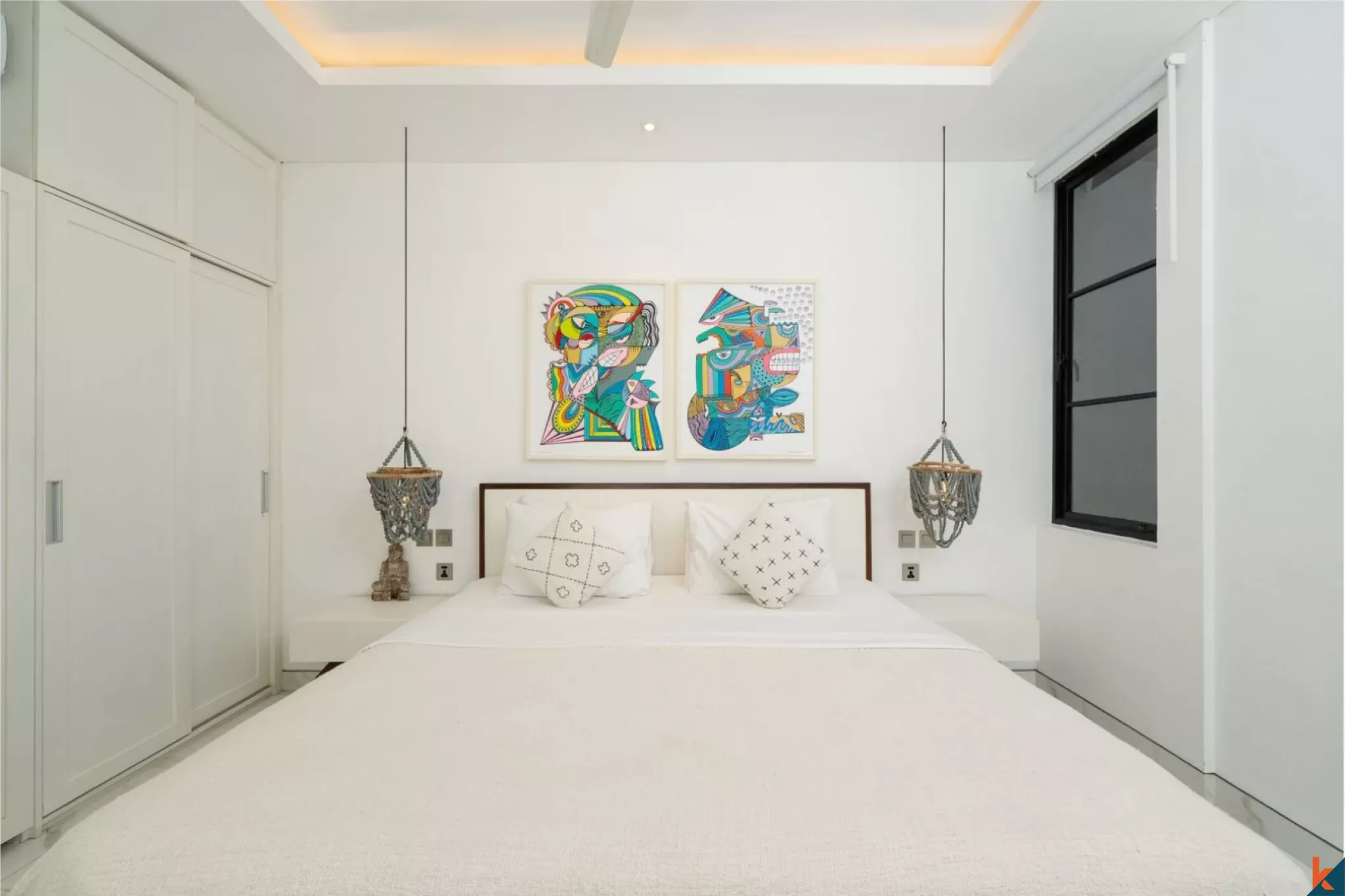 Villa Modern Menawan dengan Tiga Kamar Tidur untuk Disewakan di Kerobokan - Seminyak