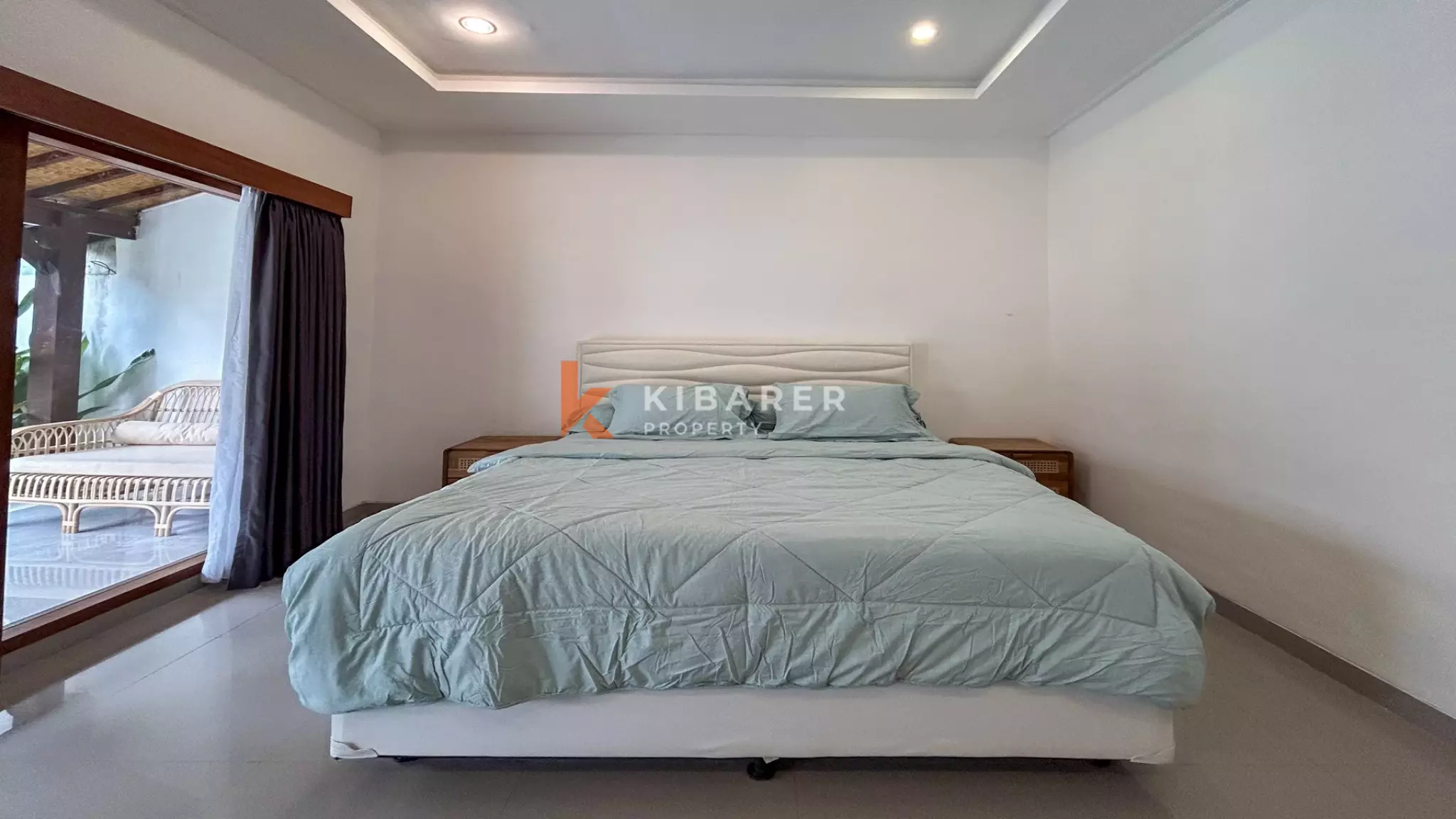 Serene Tropical Three-Bedroom Villa with Spacious Garden and Private Pool in Cemagi