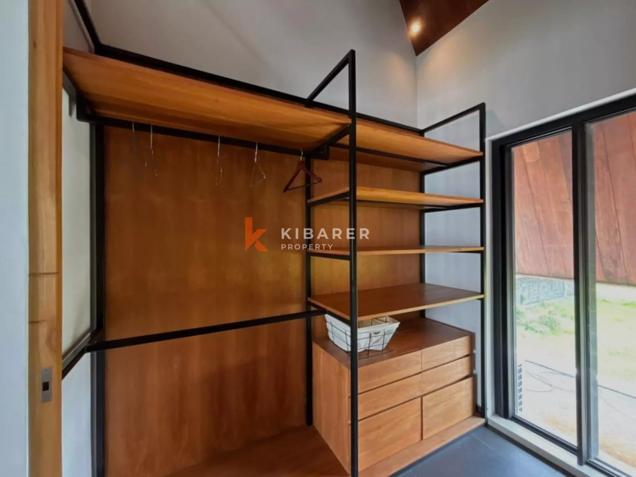 Modern Elegant Three Bedroom Villa with Mezzanine Retreat Overlooking Rice Fields in Cemagi