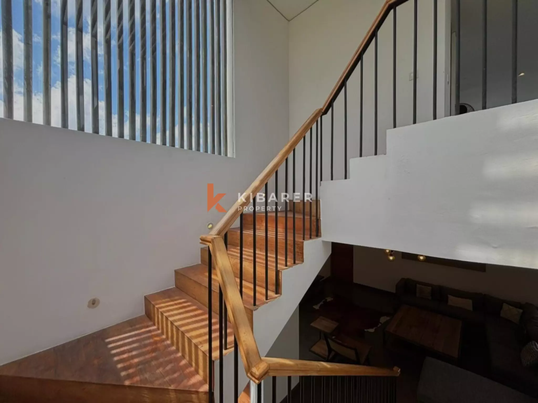 Modern Elegant Three Bedroom Villa with Mezzanine Retreat Overlooking Rice Fields in Cemagi