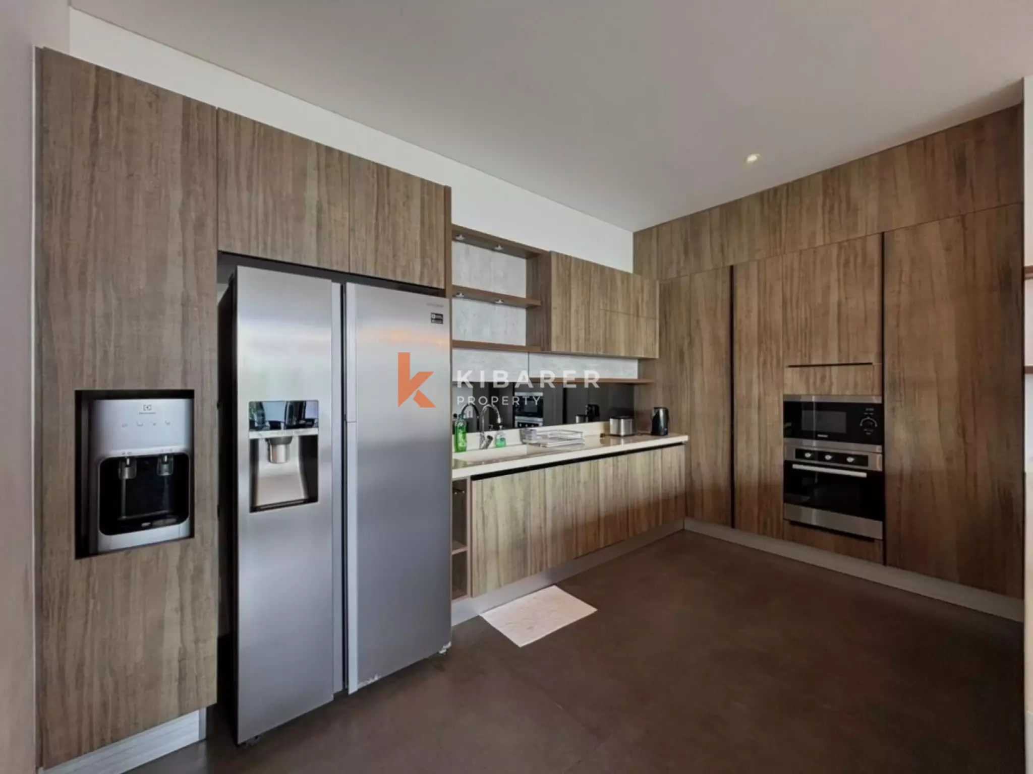 Modern Elegant Three Bedroom Villa with Mezzanine Retreat Overlooking Rice Fields in Cemagi