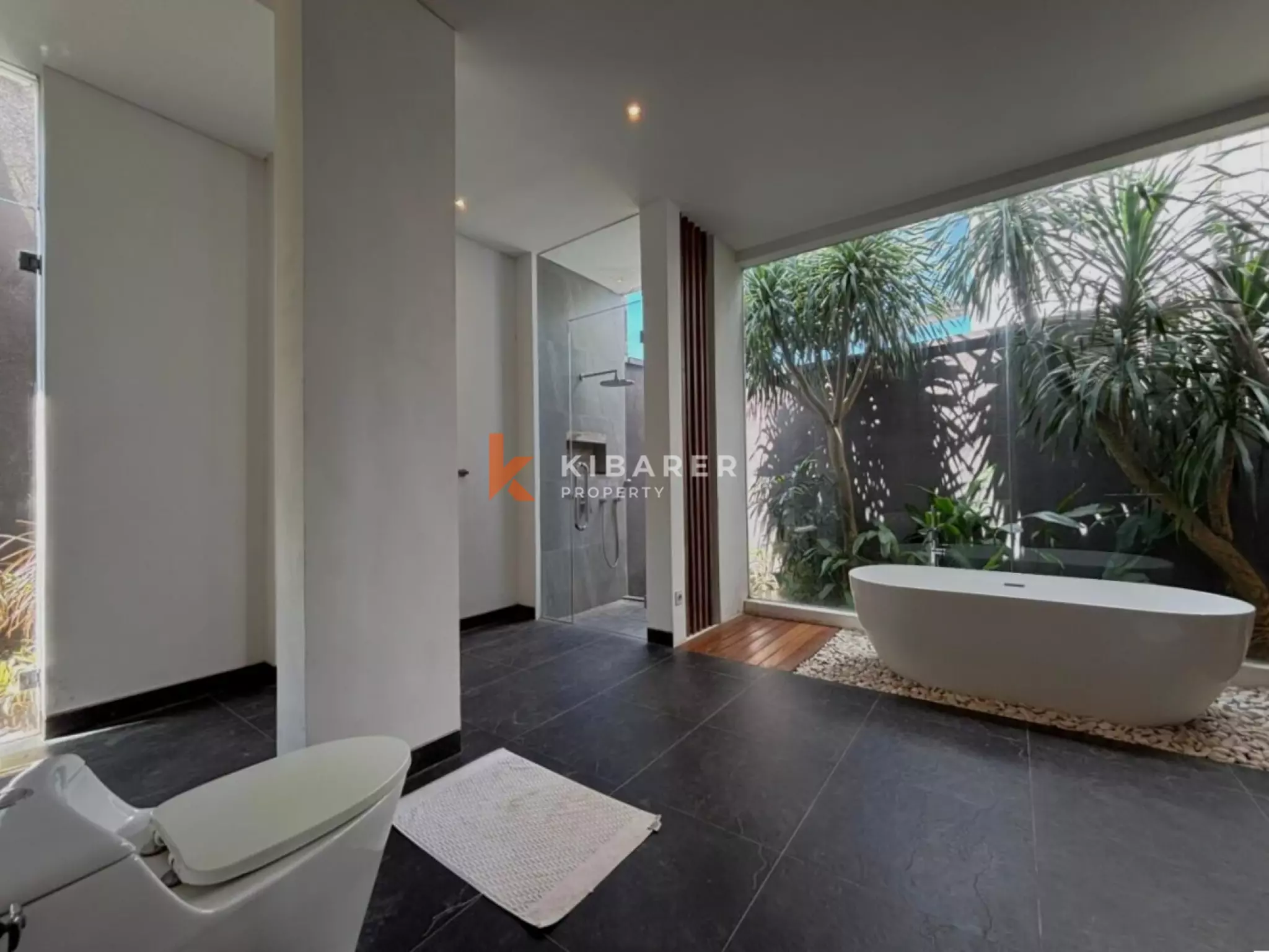 Modern Elegant Three Bedroom Villa with Mezzanine Retreat Overlooking Rice Fields in Cemagi