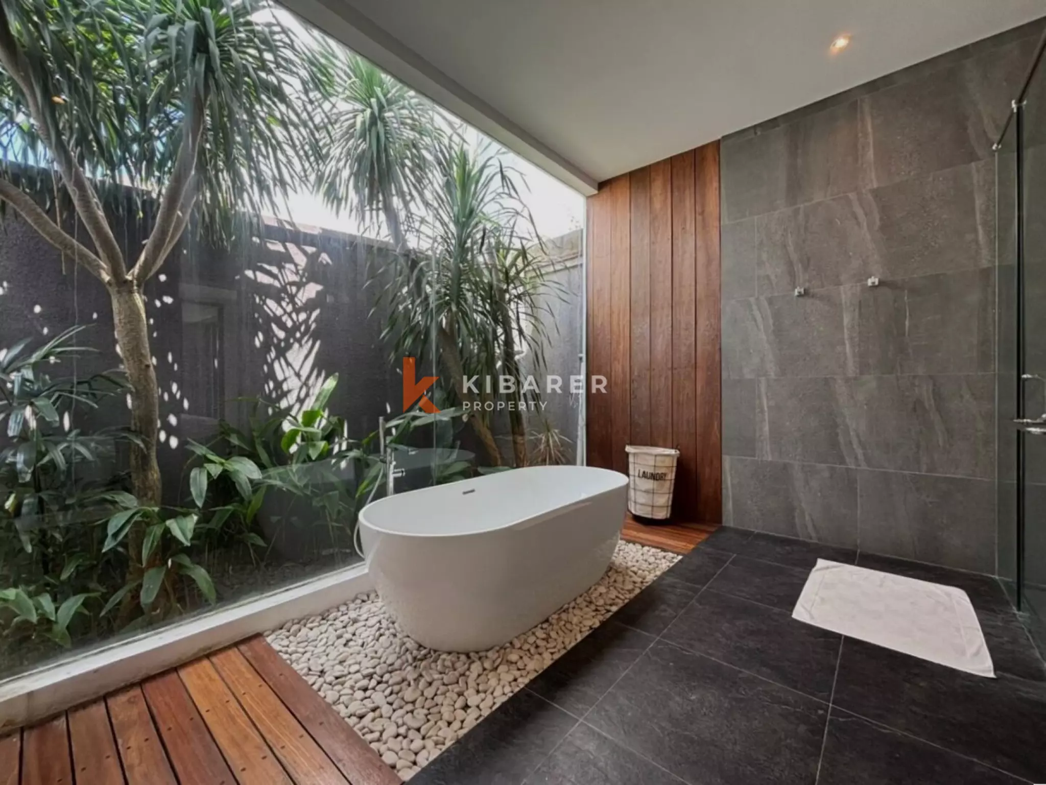 Modern Elegant Three Bedroom Villa with Mezzanine Retreat Overlooking Rice Fields in Cemagi