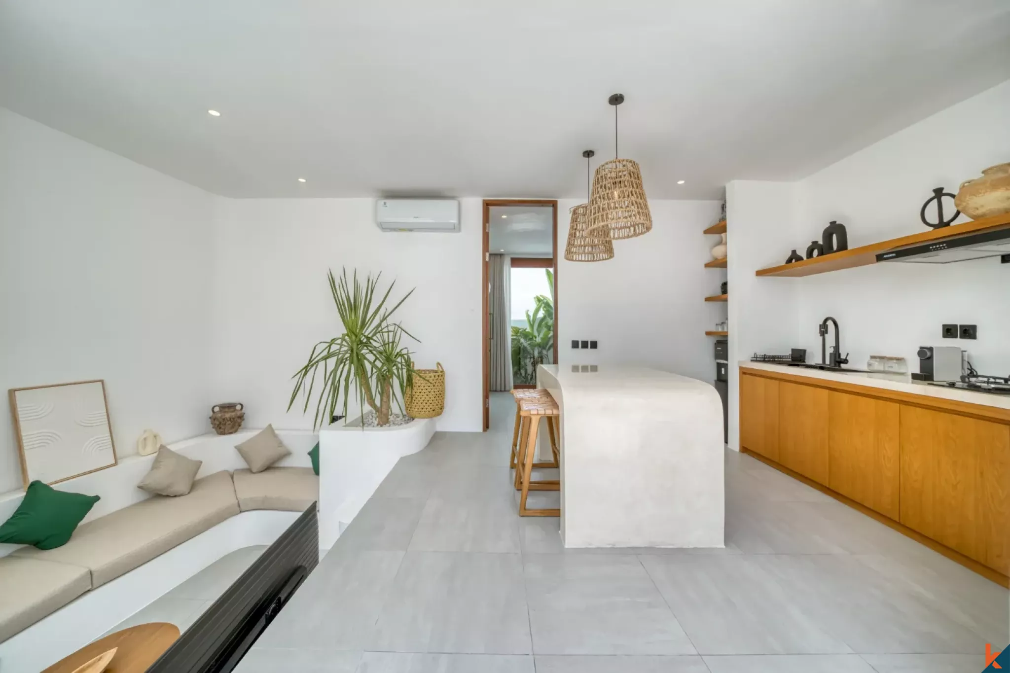 Vila Modern Satu Kamar Tidur yang Elegan di Ungasan yang Tenang