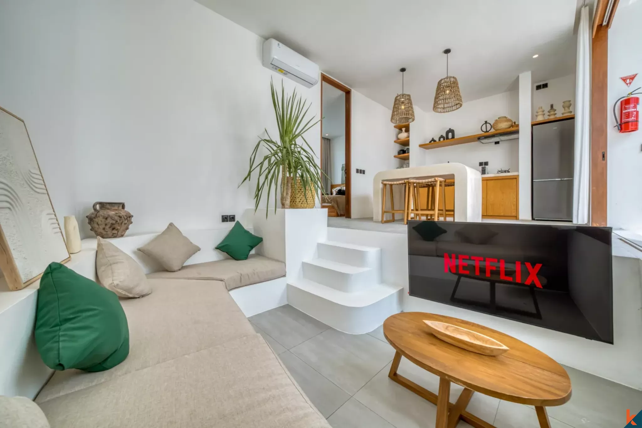 Vila Modern Satu Kamar Tidur yang Elegan di Ungasan yang Tenang