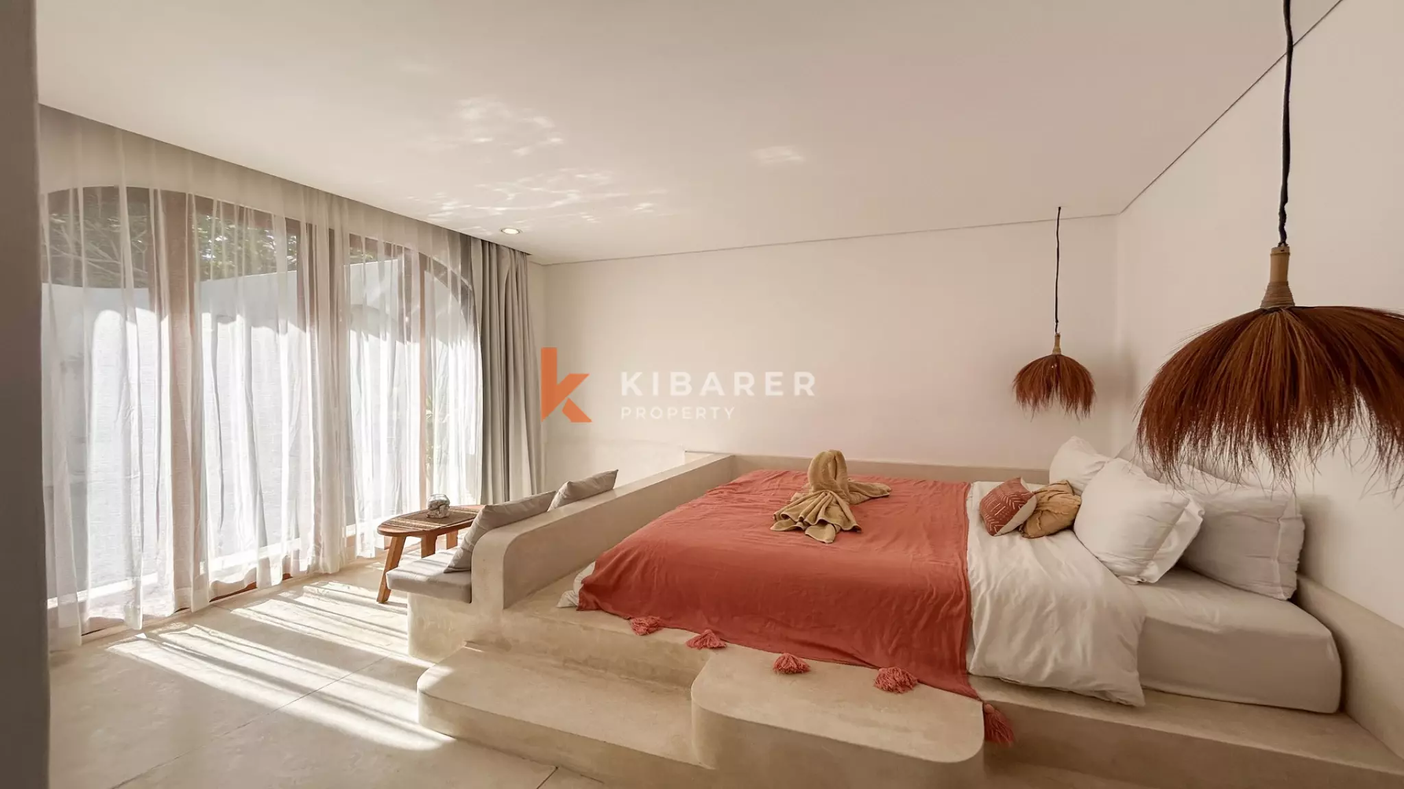 Mediterranean-Style Two-Bedroom Villa with Rooftop and Pool in Canggu