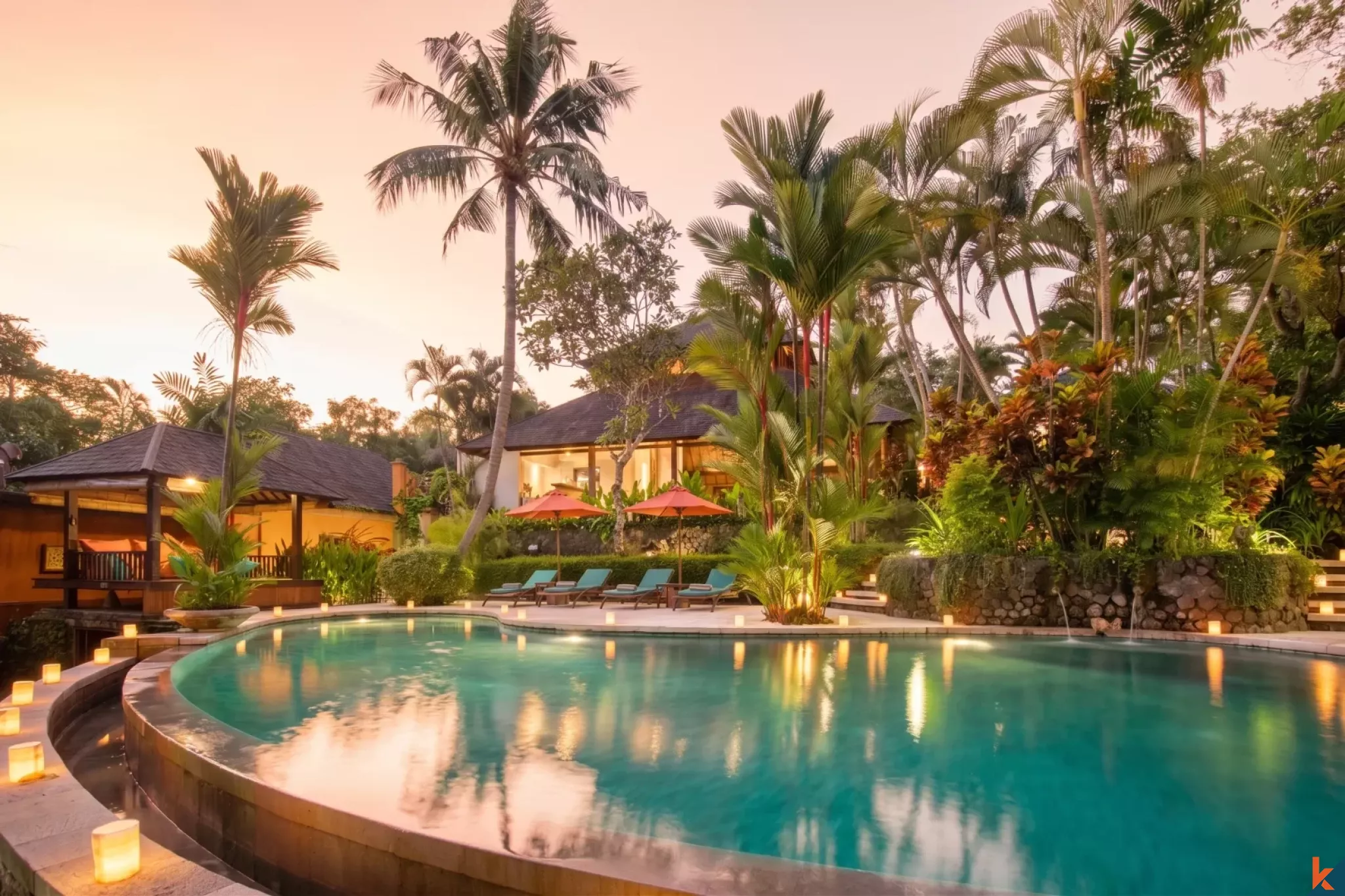 Gorgeous Four Bedroom Freehold Real Estate with Traditional Influences in Pererenan