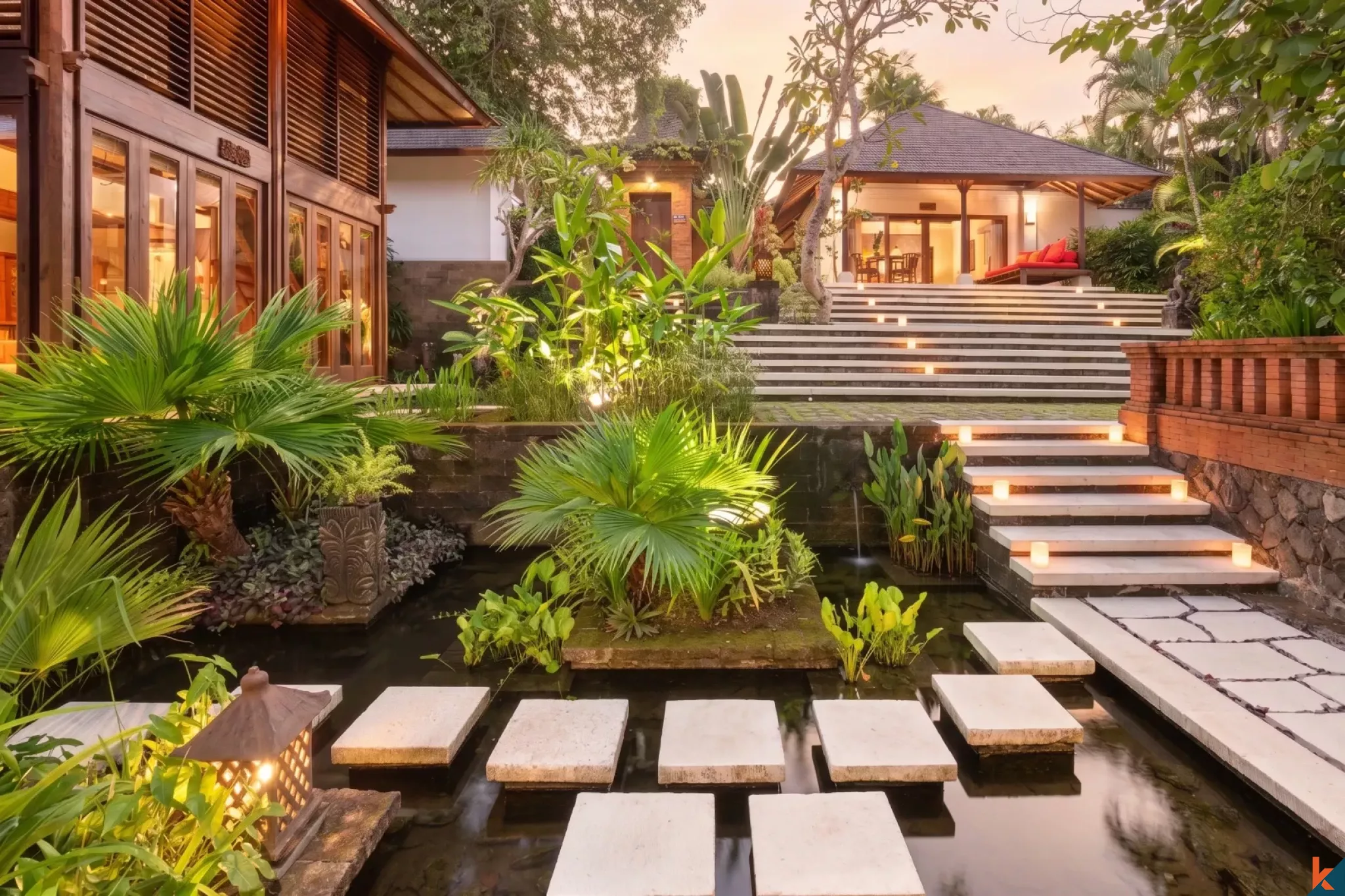 Gorgeous Four Bedroom Freehold Real Estate with Traditional Influences in Pererenan