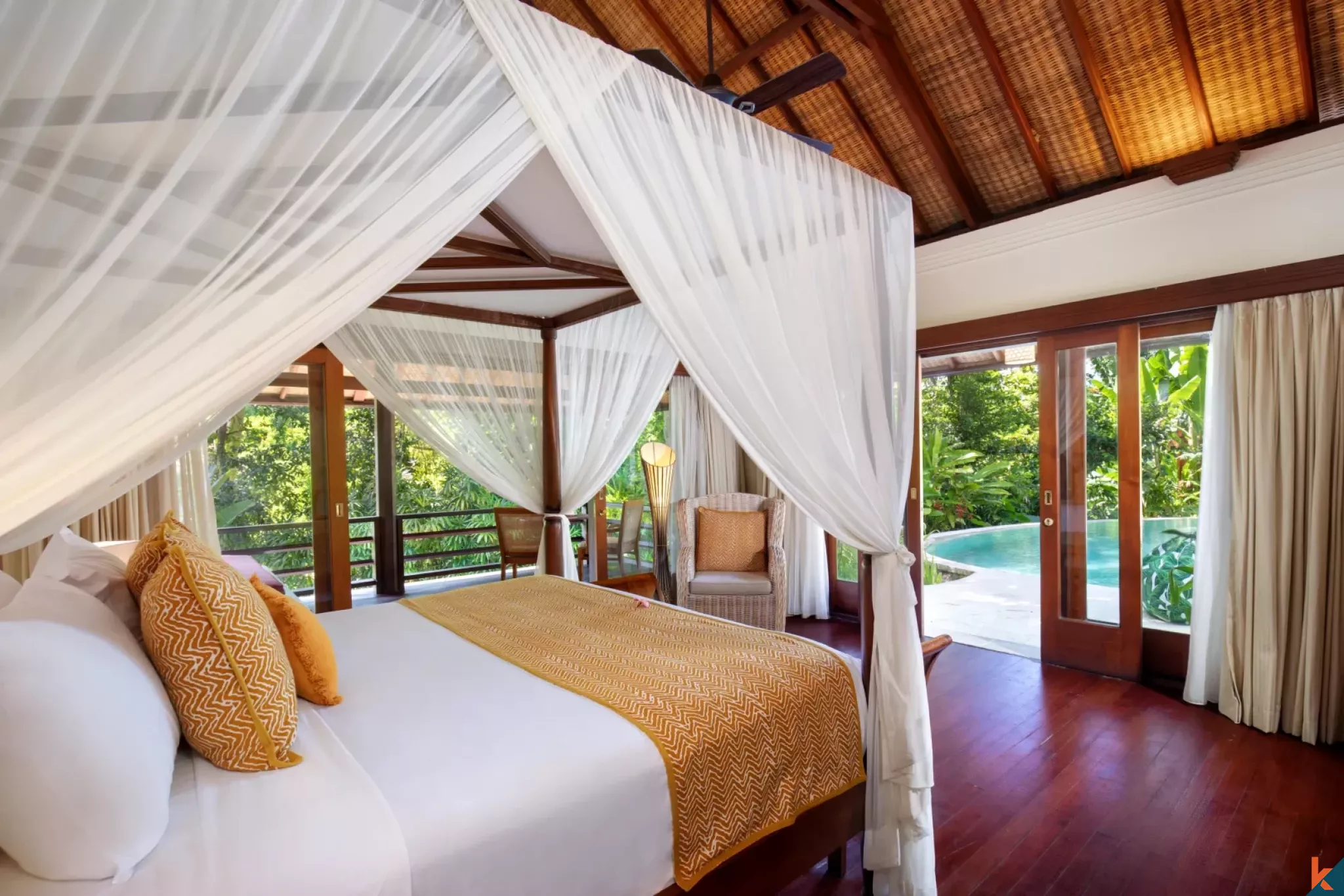 Gorgeous Four Bedroom Freehold Real Estate with Traditional Influences in Pererenan