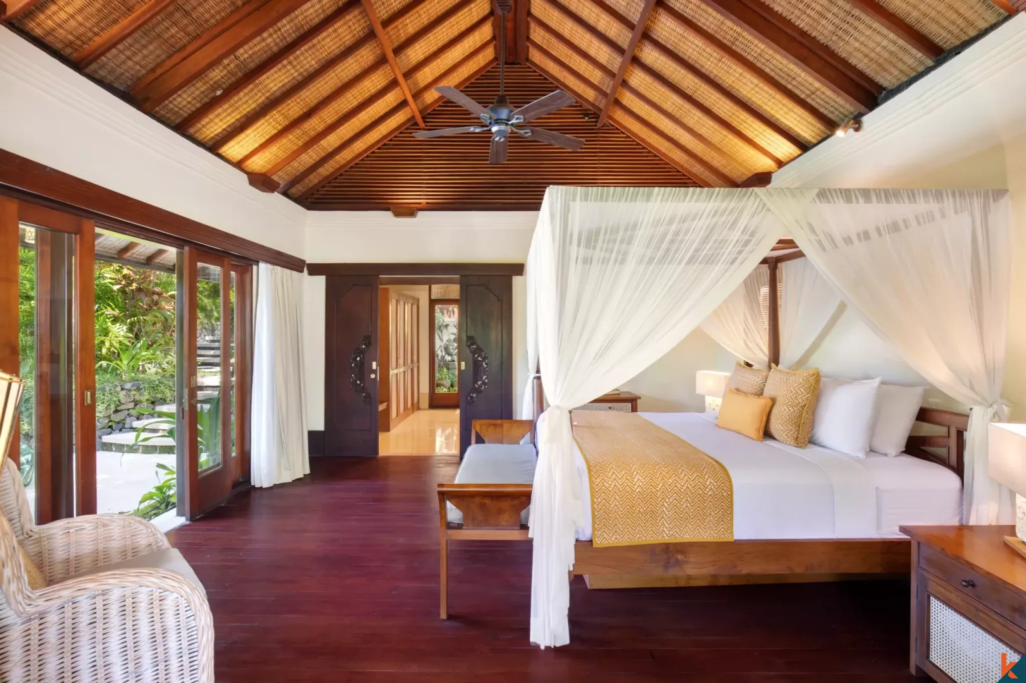 Gorgeous Four Bedroom Freehold Real Estate with Traditional Influences in Pererenan