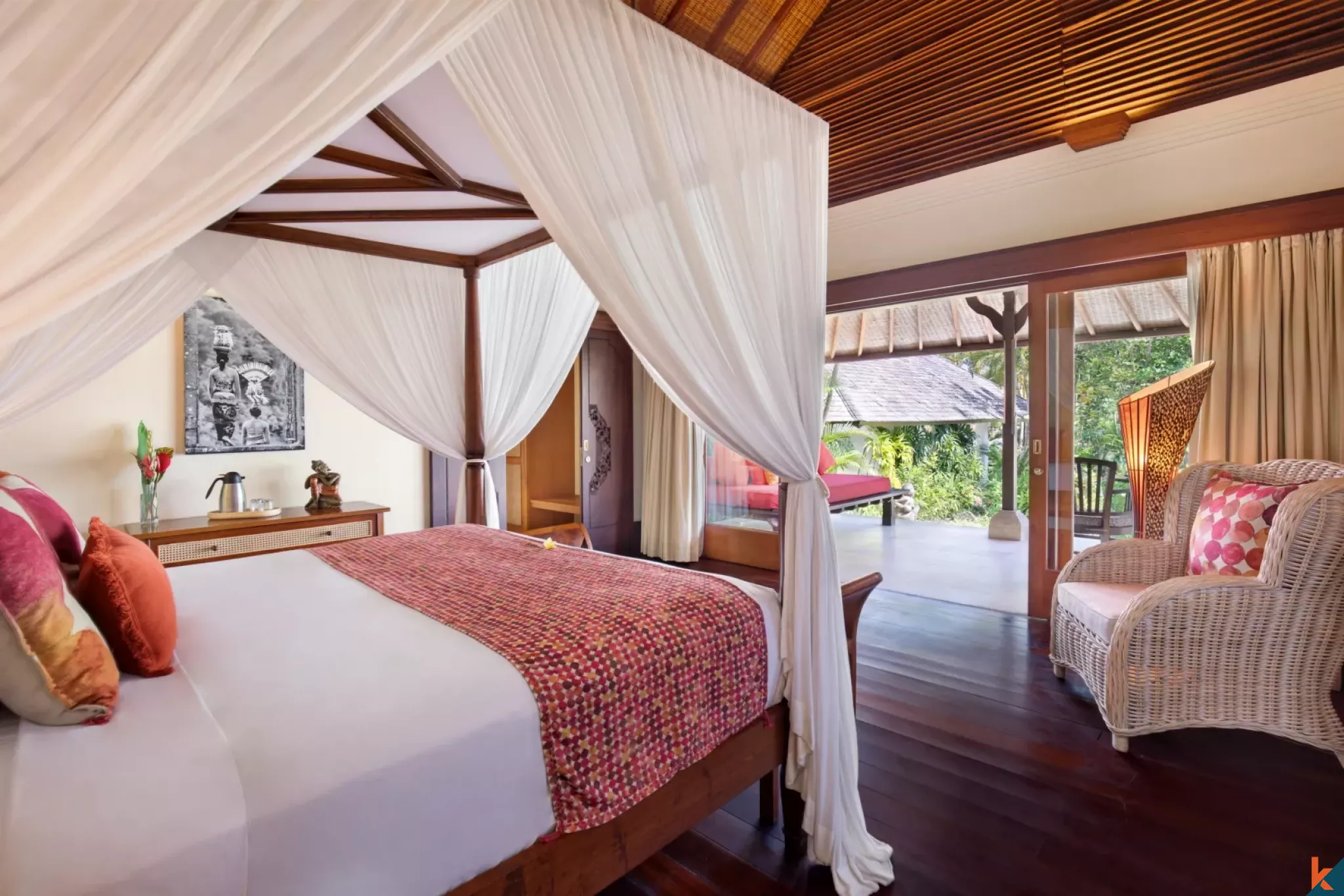 Gorgeous Four Bedroom Freehold Real Estate with Traditional Influences in Pererenan