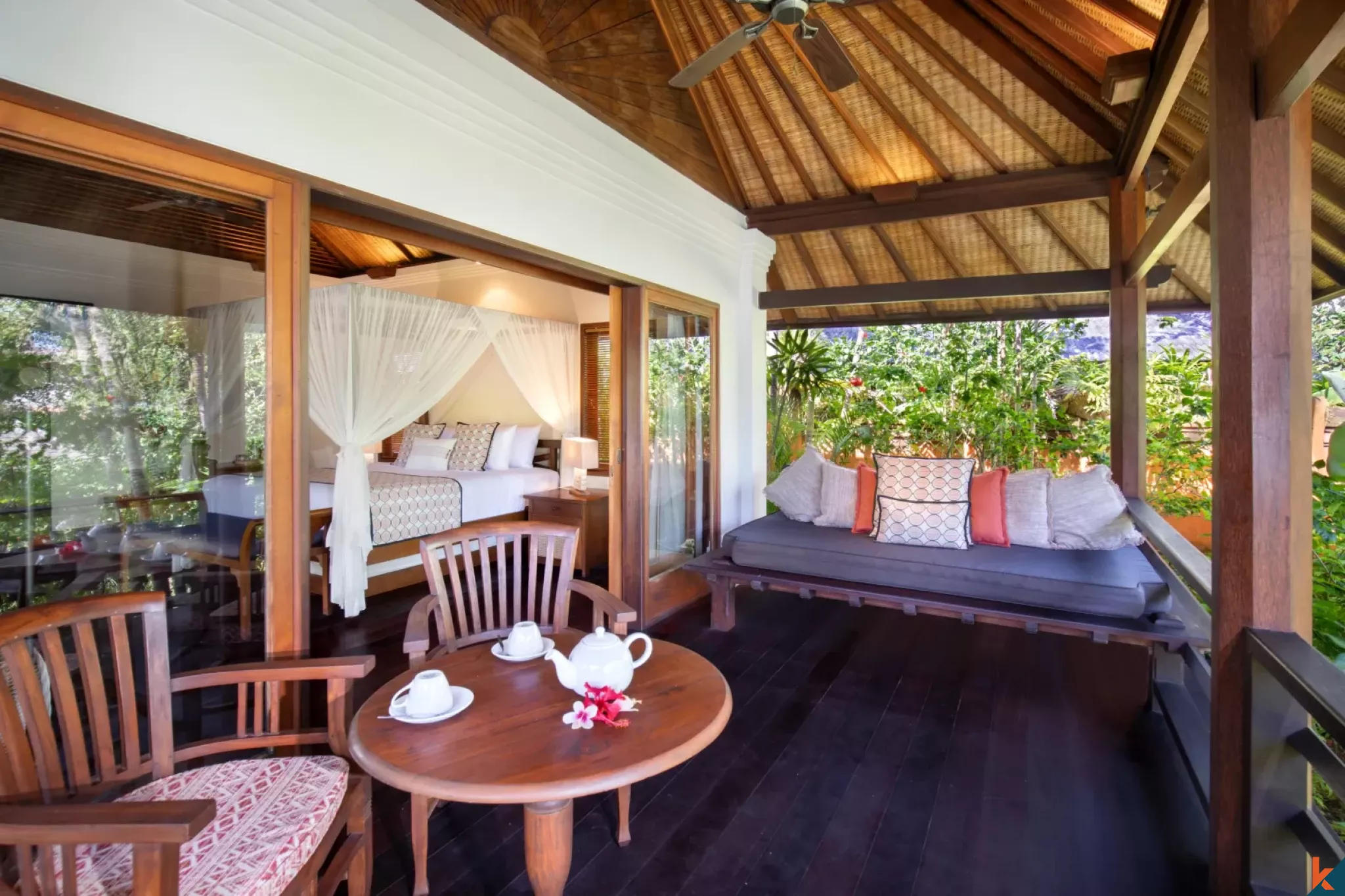 Gorgeous Four Bedroom Freehold Real Estate with Traditional Influences in Pererenan