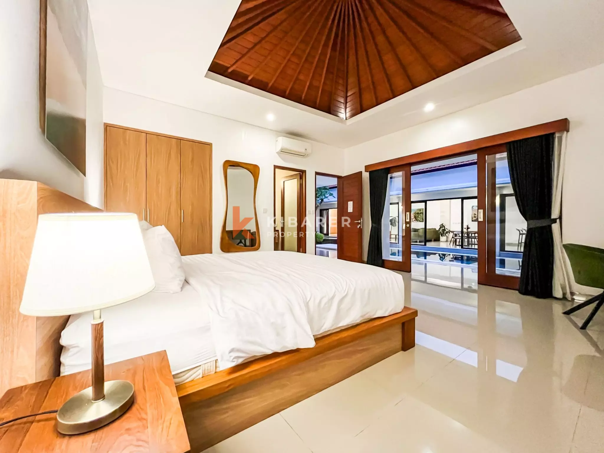 Villa confortable de trois chambres près de la plage de Berawa