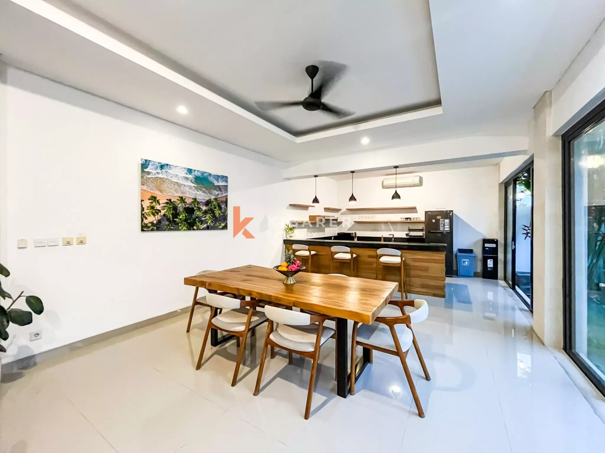 Villa confortable de trois chambres près de la plage de Berawa
