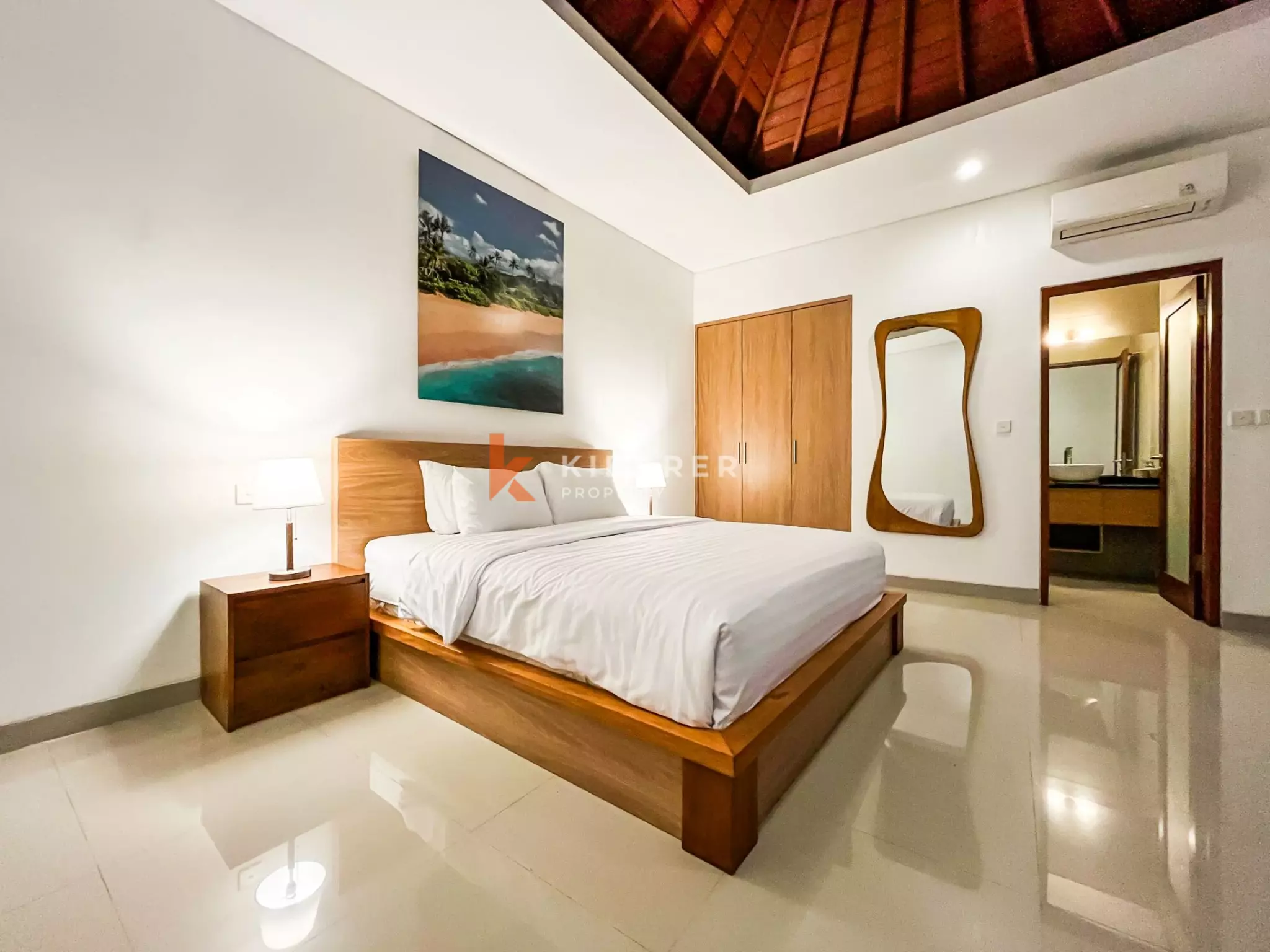 Villa confortable de trois chambres près de la plage de Berawa