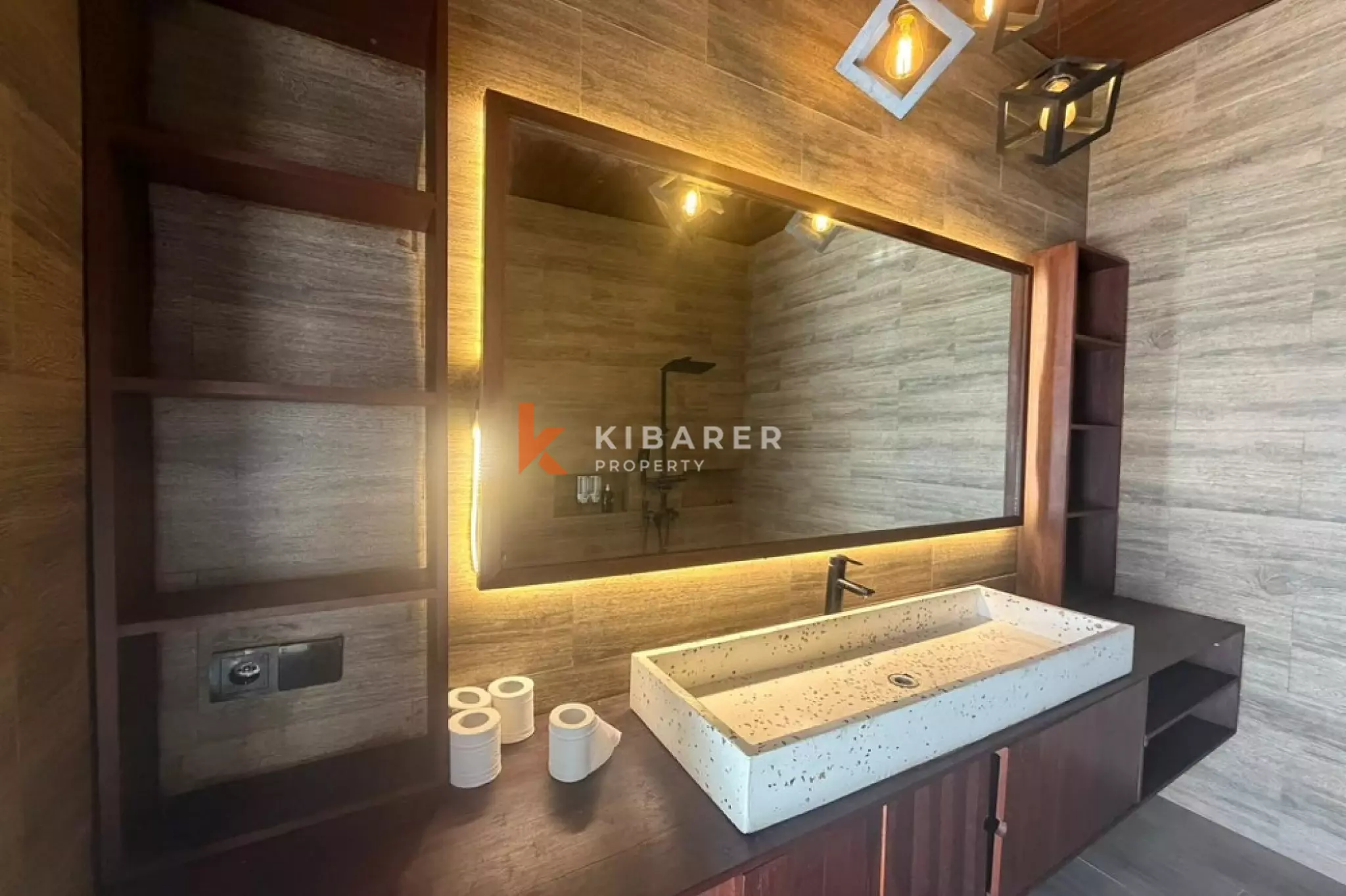 Contemporary Fully Furnished Two-Bedrooms Villa in Peaceful Tanah Lot