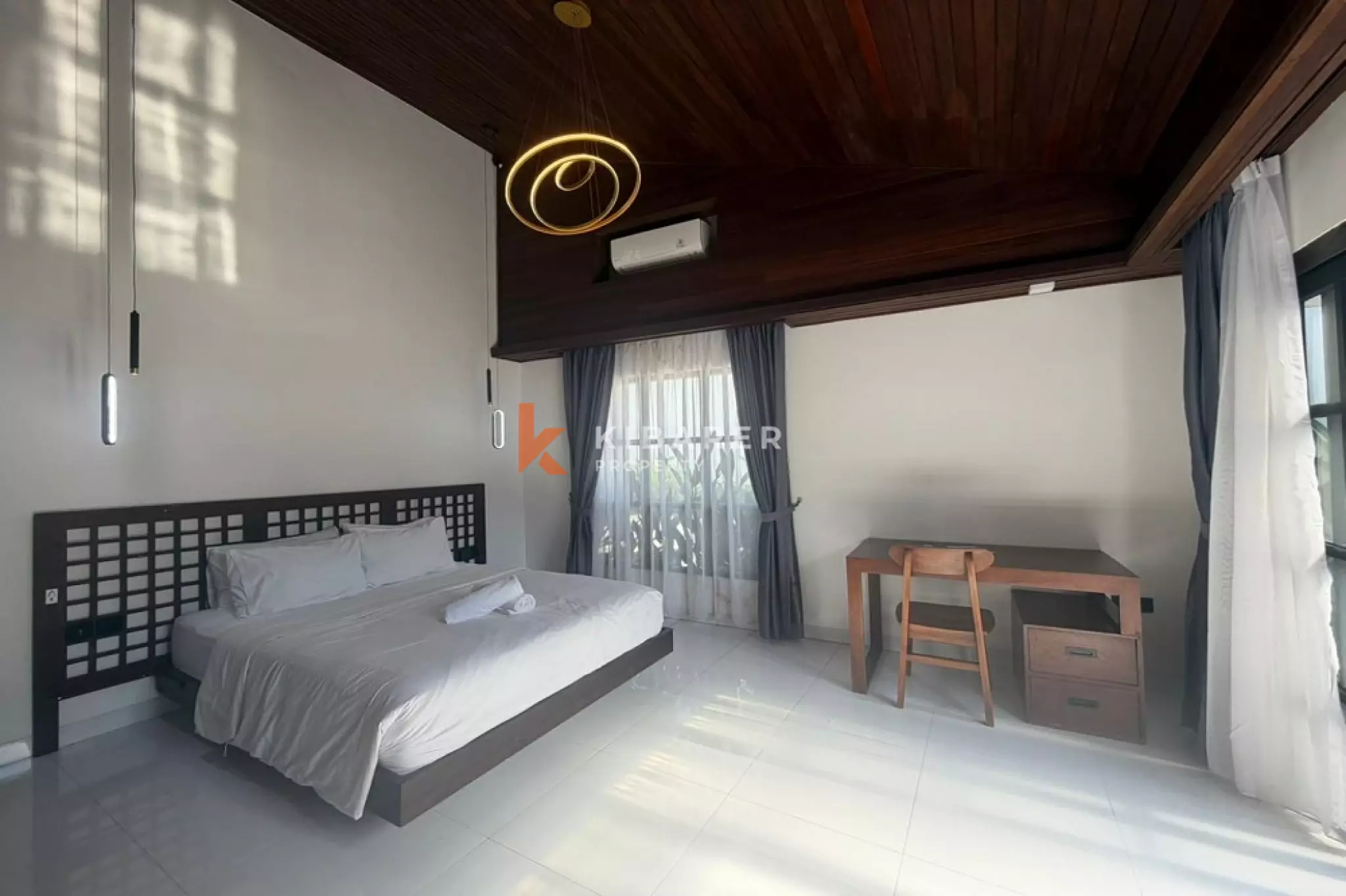 Contemporary Fully Furnished Two-Bedrooms Villa in Peaceful Tanah Lot