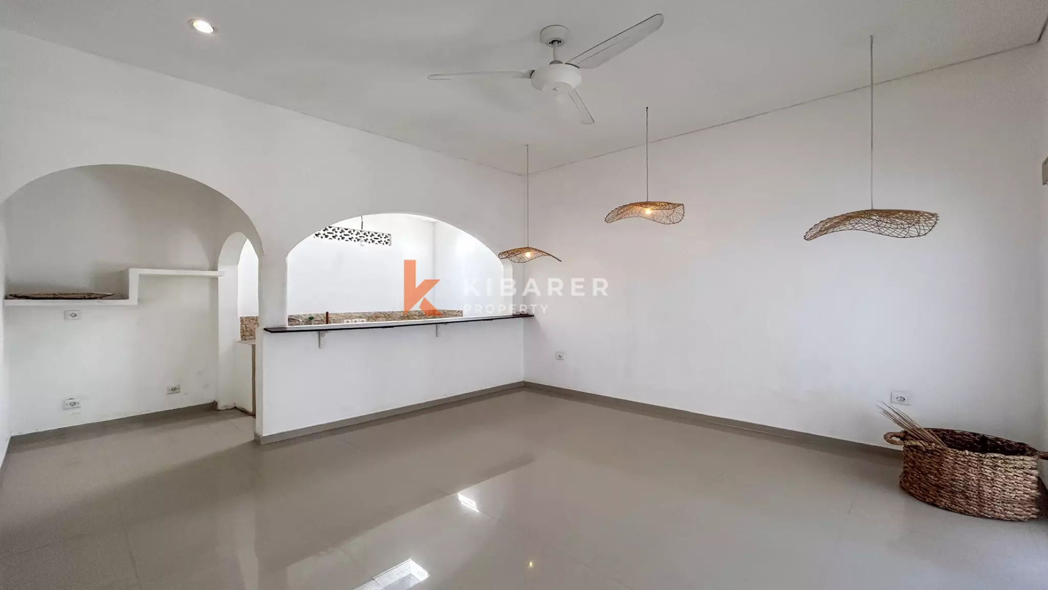 Inviting Two-Bedroom Semi Furnished Villa with Enclosed Living in Tumbak Bayuh