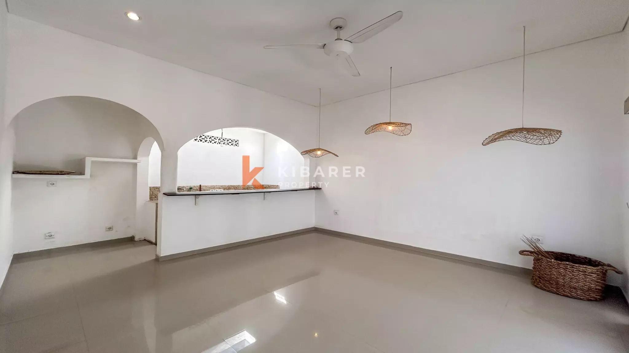 Inviting Two-Bedroom Semi Furnished Villa with Enclosed Living in Tumbak Bayuh