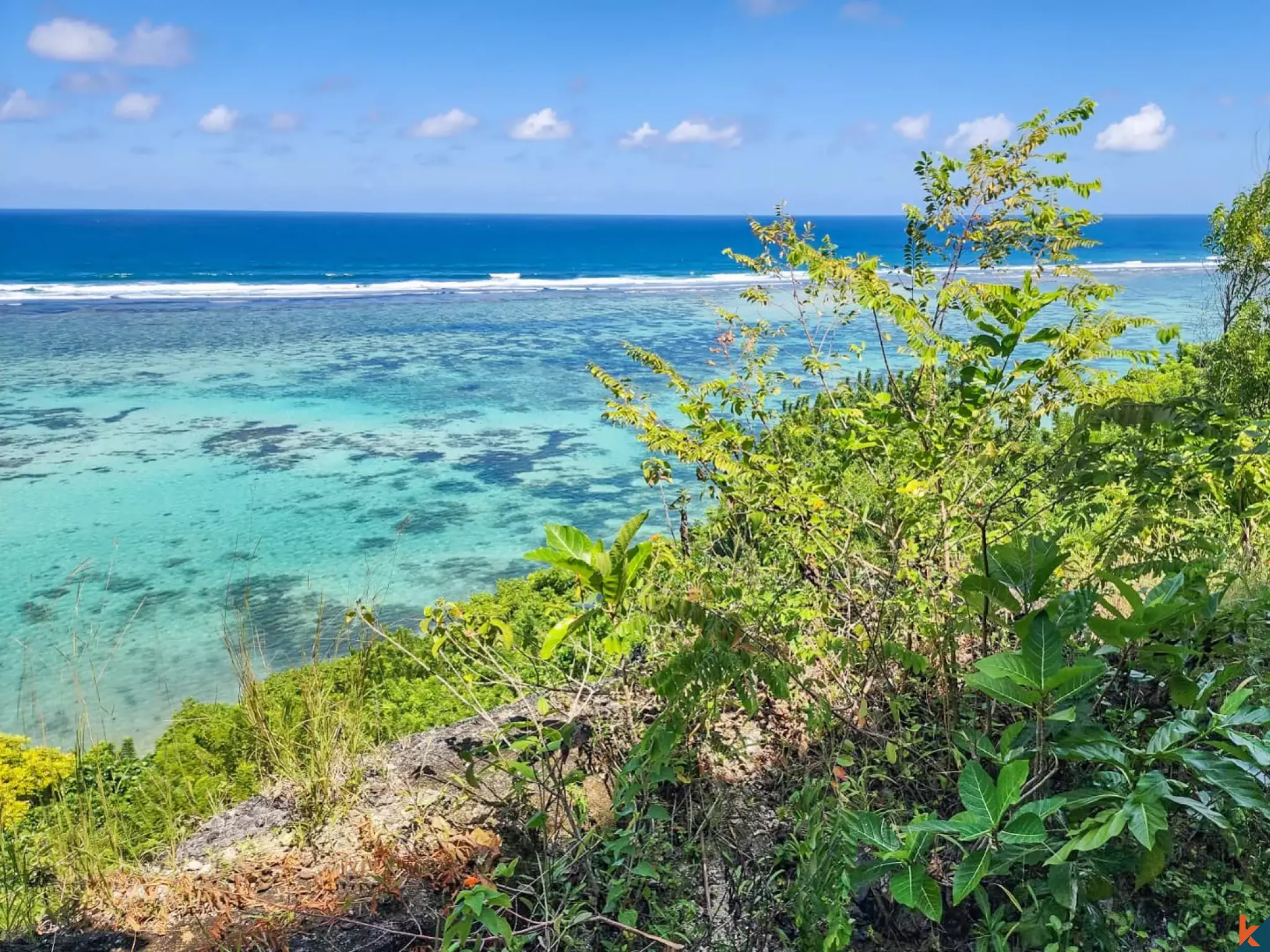 Terrain en pleine propriété en bord de mer avec vue imprenable à Pandawa - Nusa Dua