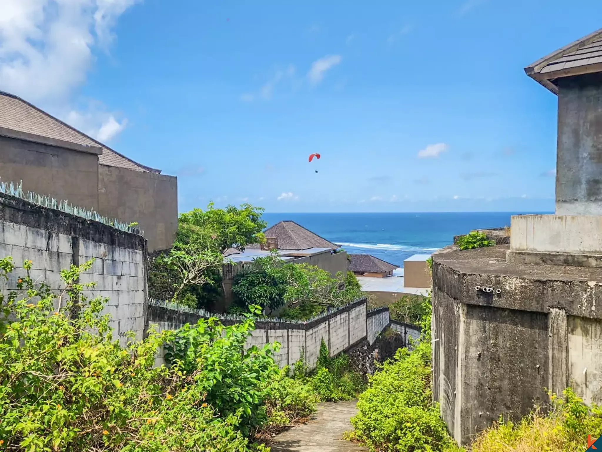 Terrain en pleine propriété en bord de mer avec vue imprenable à Pandawa - Nusa Dua