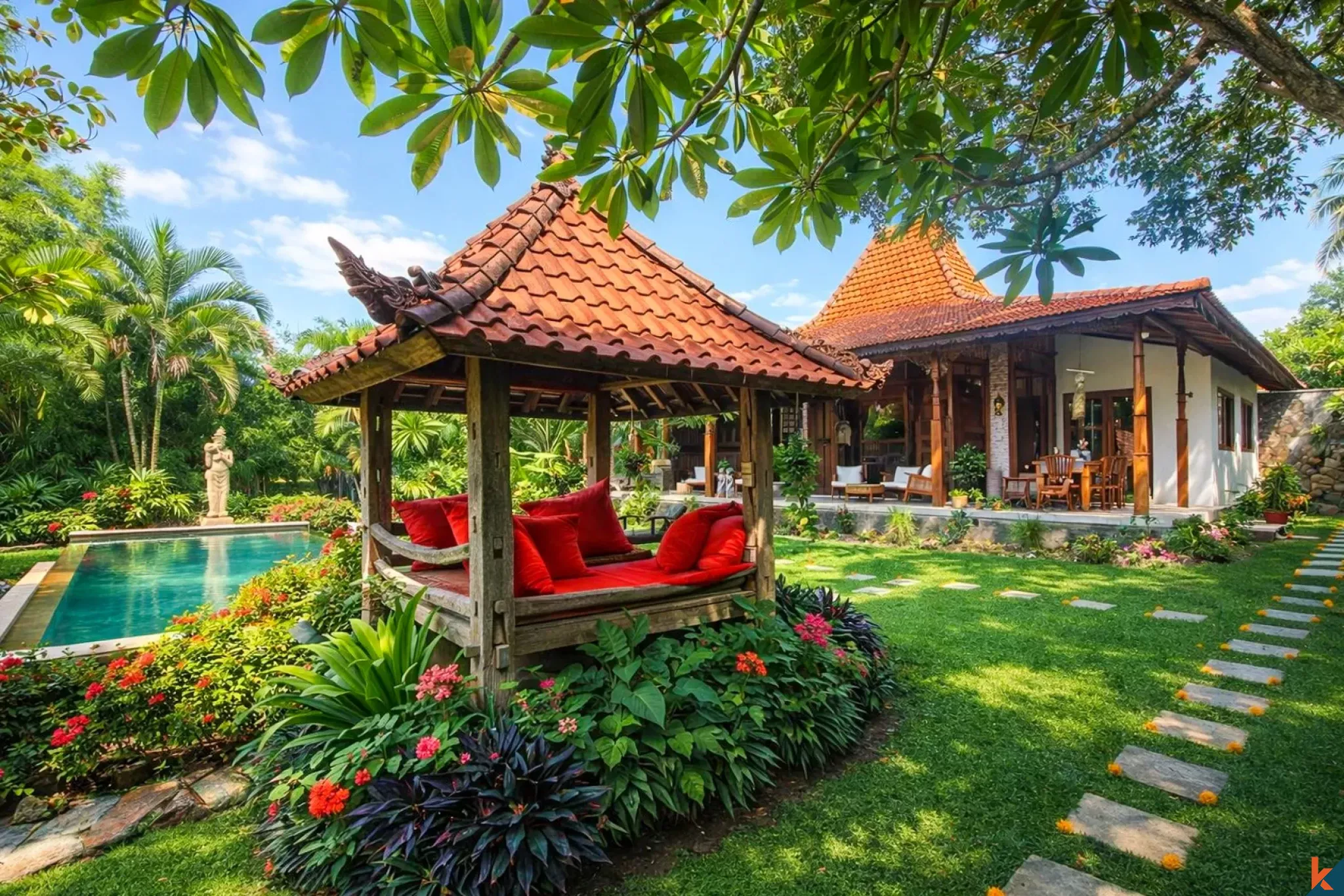 Fabulous Five Bedroom Joglo Style Leasehold Estate in Babakan