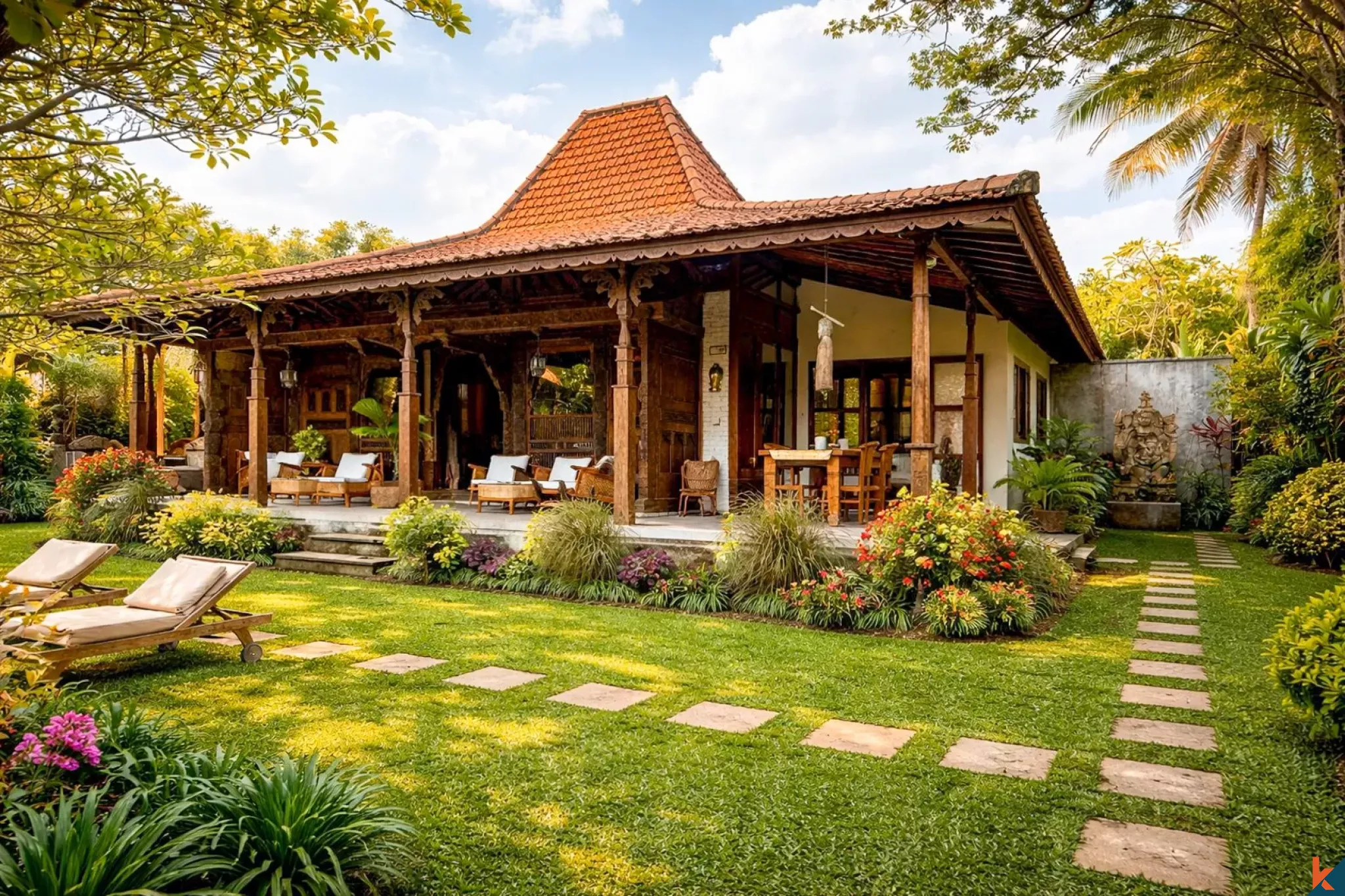 Fabulous Five Bedroom Joglo Style Leasehold Estate in Babakan