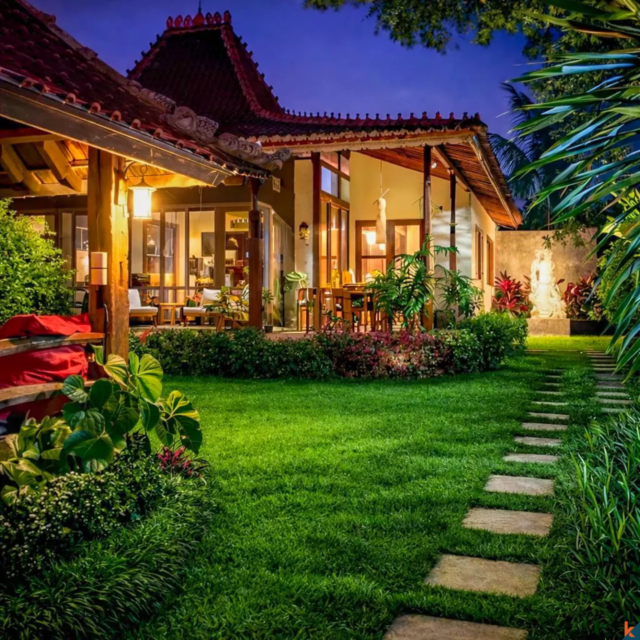 Fabulous Five Bedroom Joglo Style Leasehold Estate in Babakan