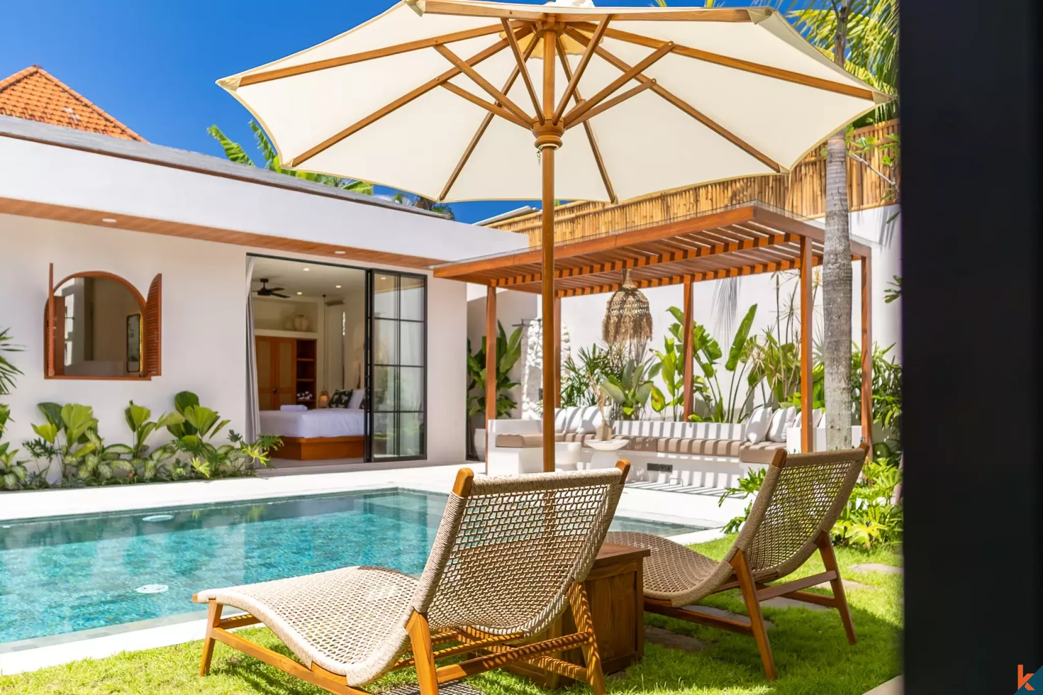 Brand New Four Bedroom Leasehold Tropical Style Villa in Tibubeneng