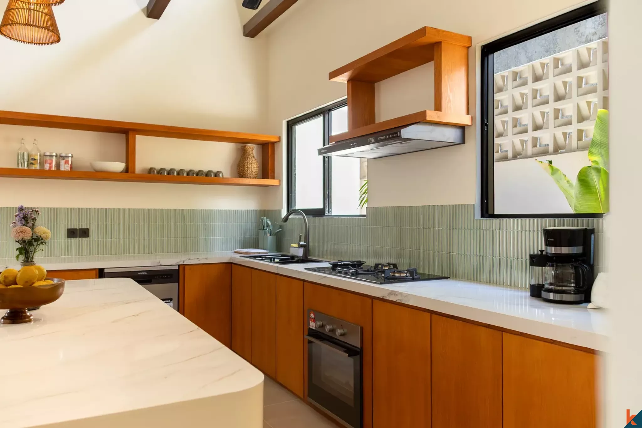 Brand New Four Bedroom Leasehold Tropical Style Villa in Tibubeneng