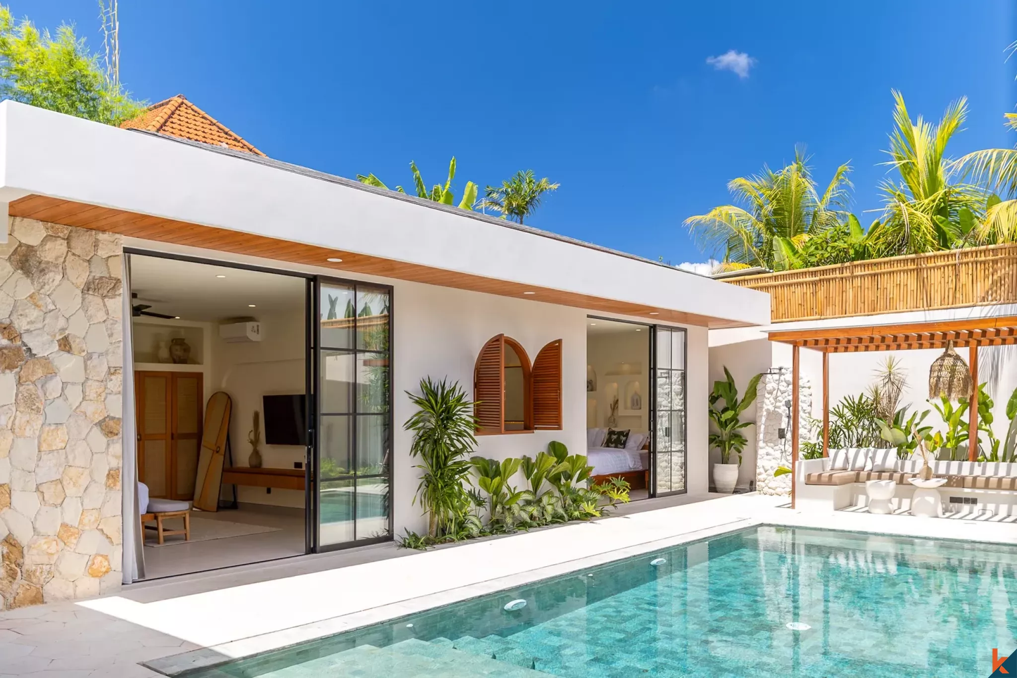 Brand New Four Bedroom Leasehold Tropical Style Villa in Tibubeneng