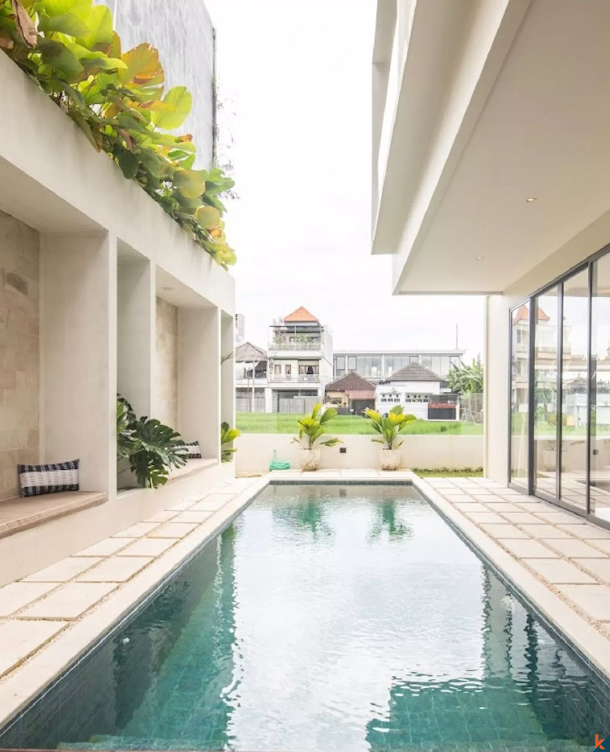 Luxury 4-Bedroom Villa with Private Pool & Stunning Rice Field Views in Tibubeneng