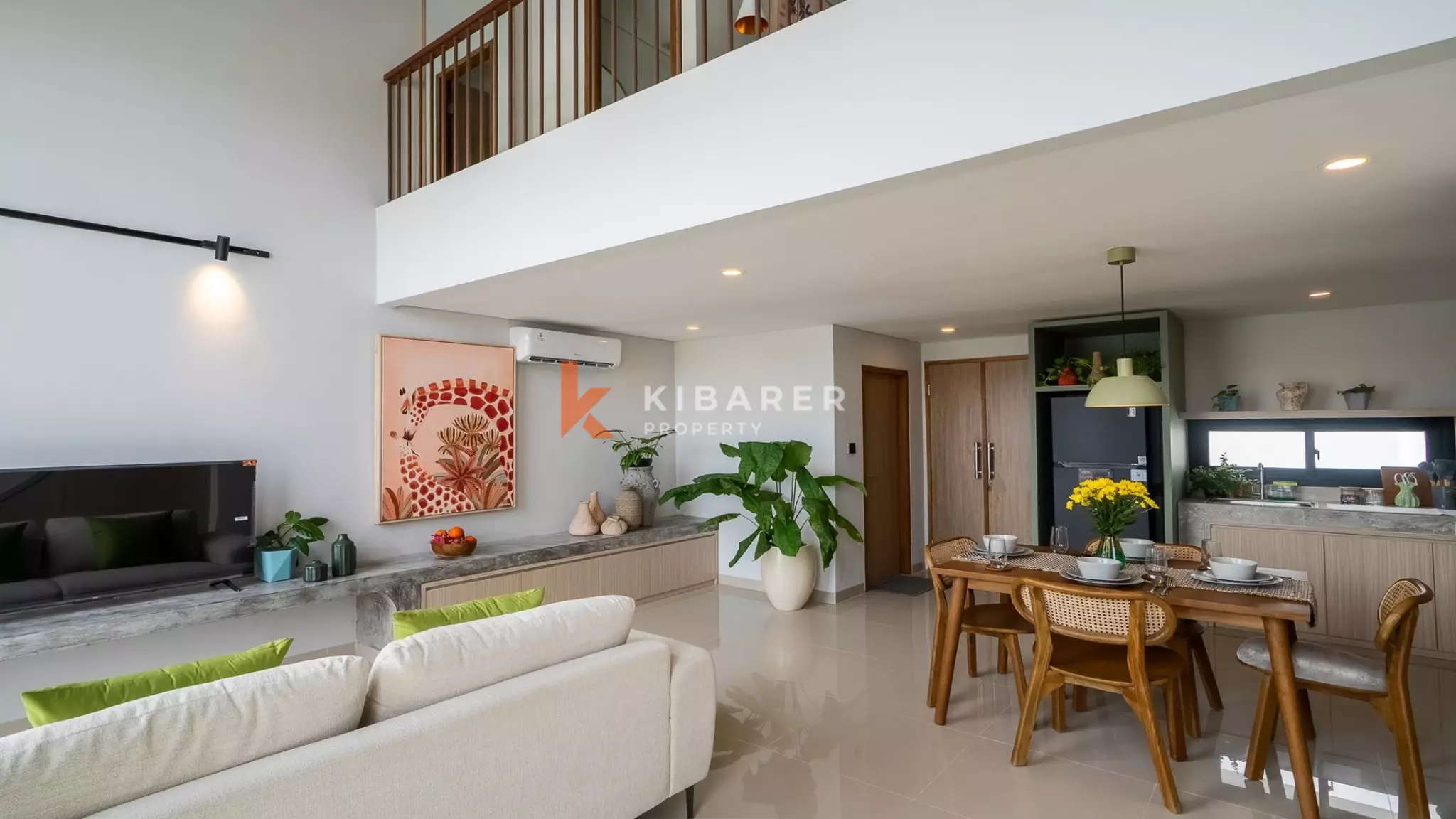 Modern-Style One-Bedroom Townhouse Villa in Canggu