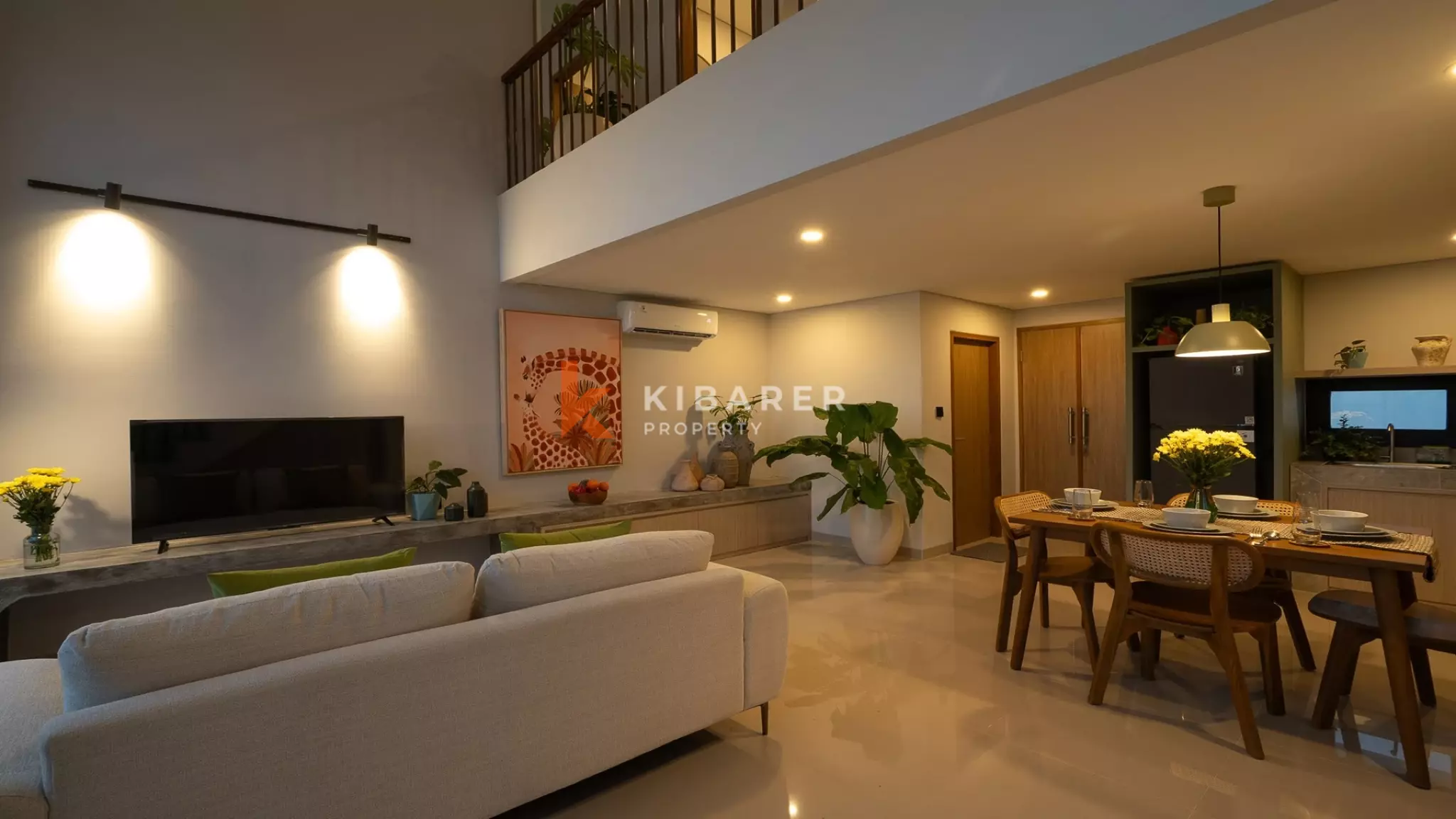 Modern-Style One-Bedroom Townhouse Villa in Canggu