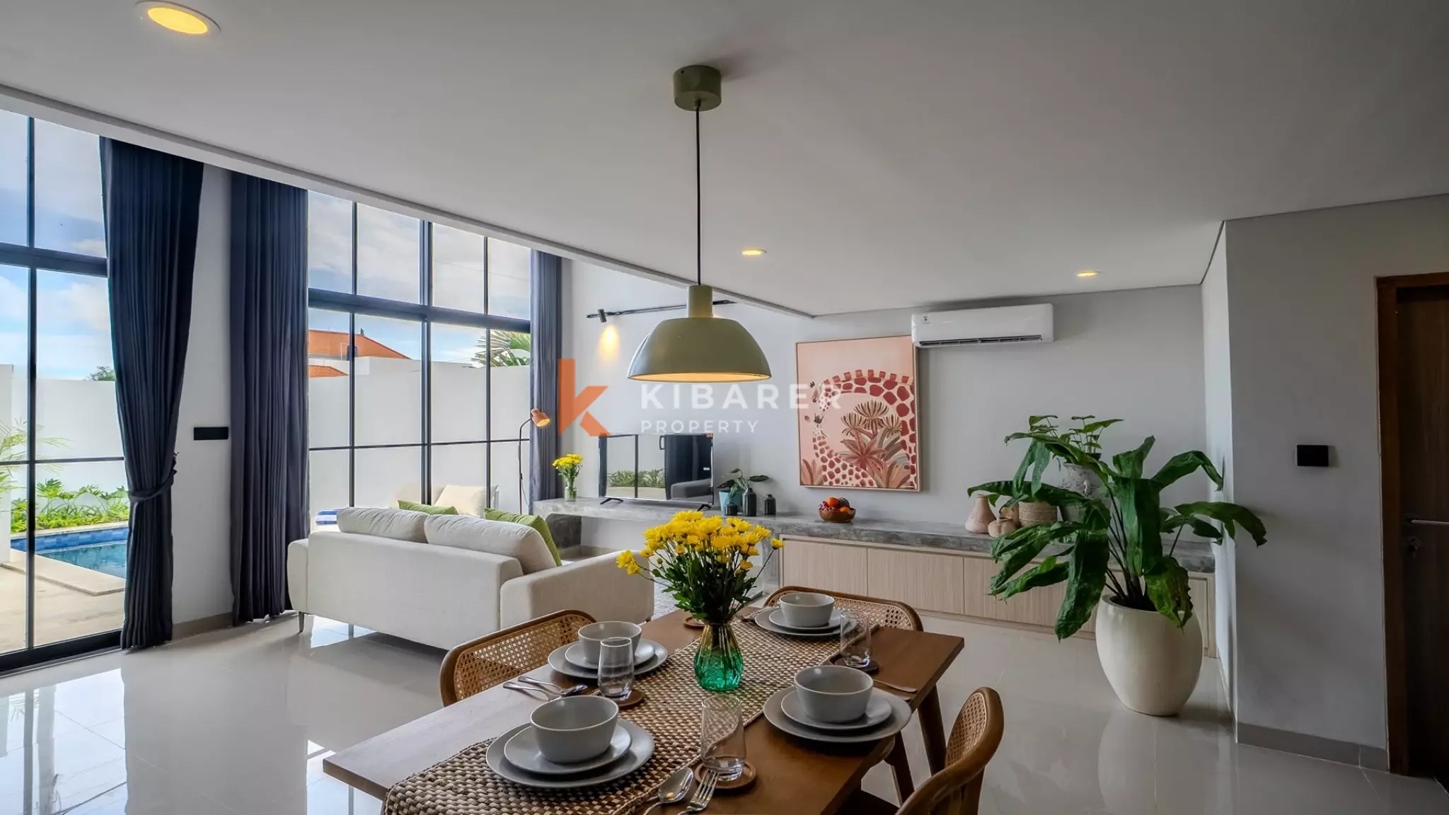 Modern-Style One-Bedroom Townhouse Villa in Canggu