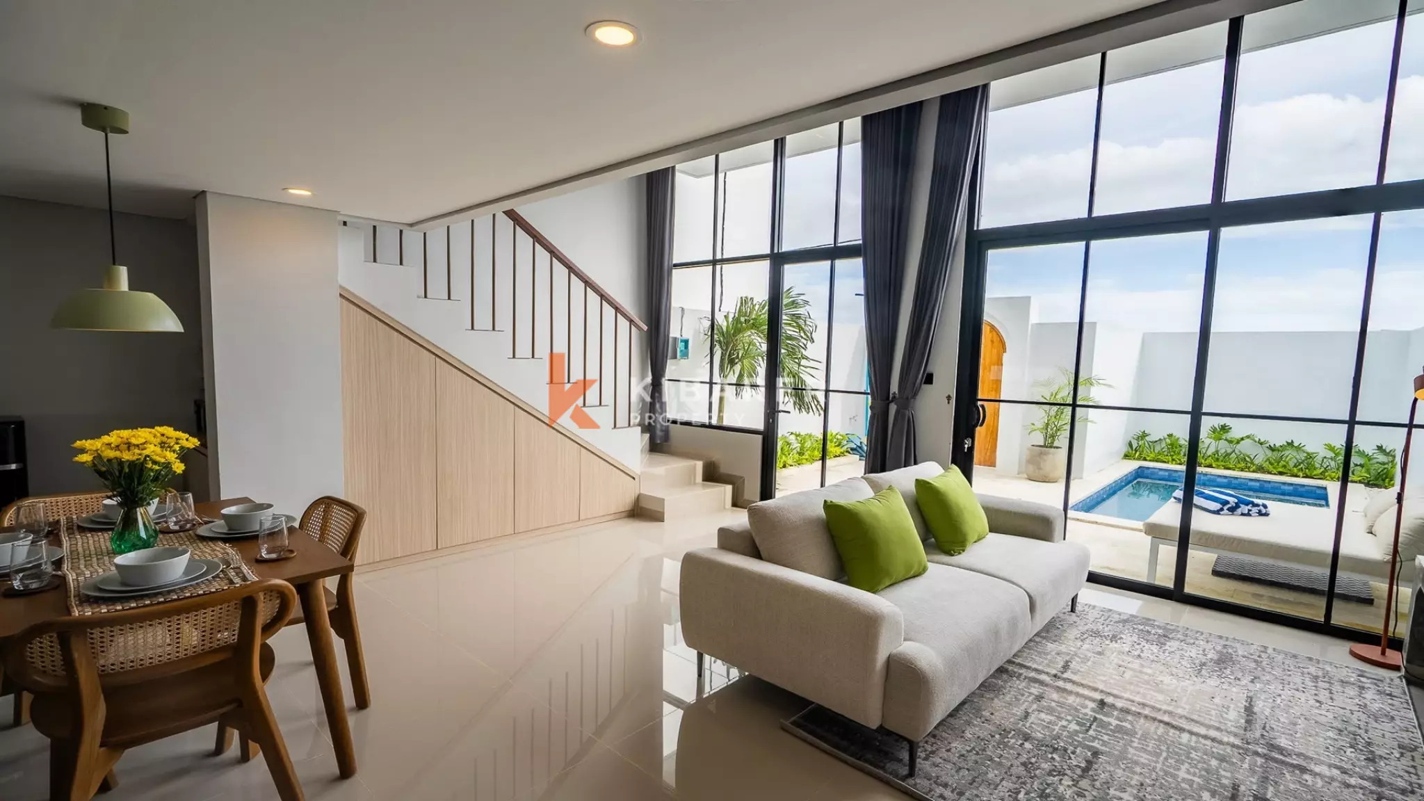 Modern-Style One-Bedroom Townhouse Villa in Canggu