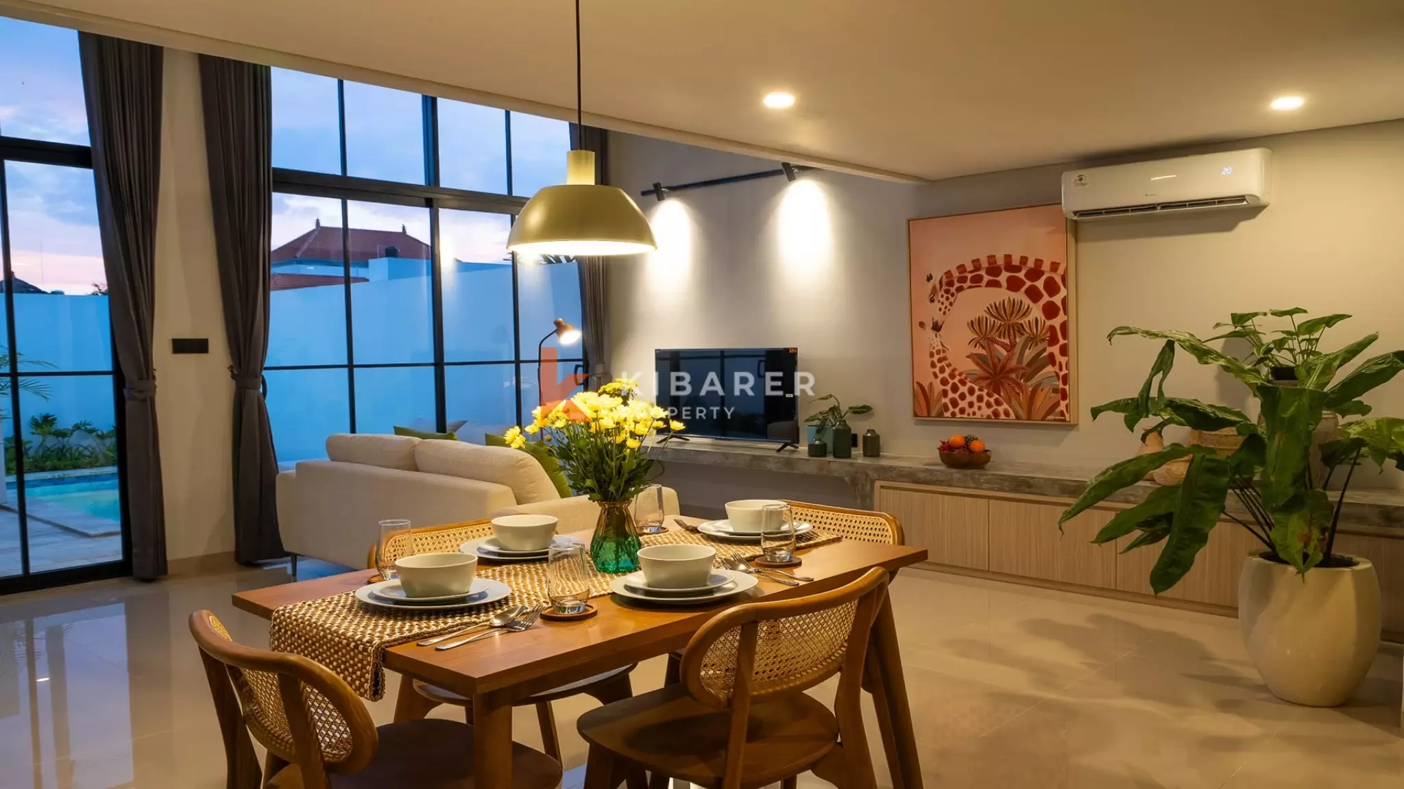 Modern-Style One-Bedroom Townhouse Villa in Canggu