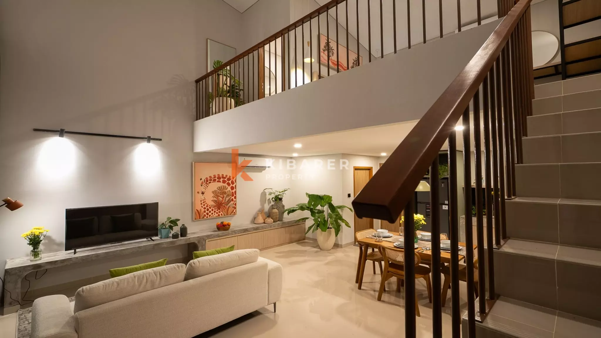 Modern-Style One-Bedroom Townhouse Villa in Canggu