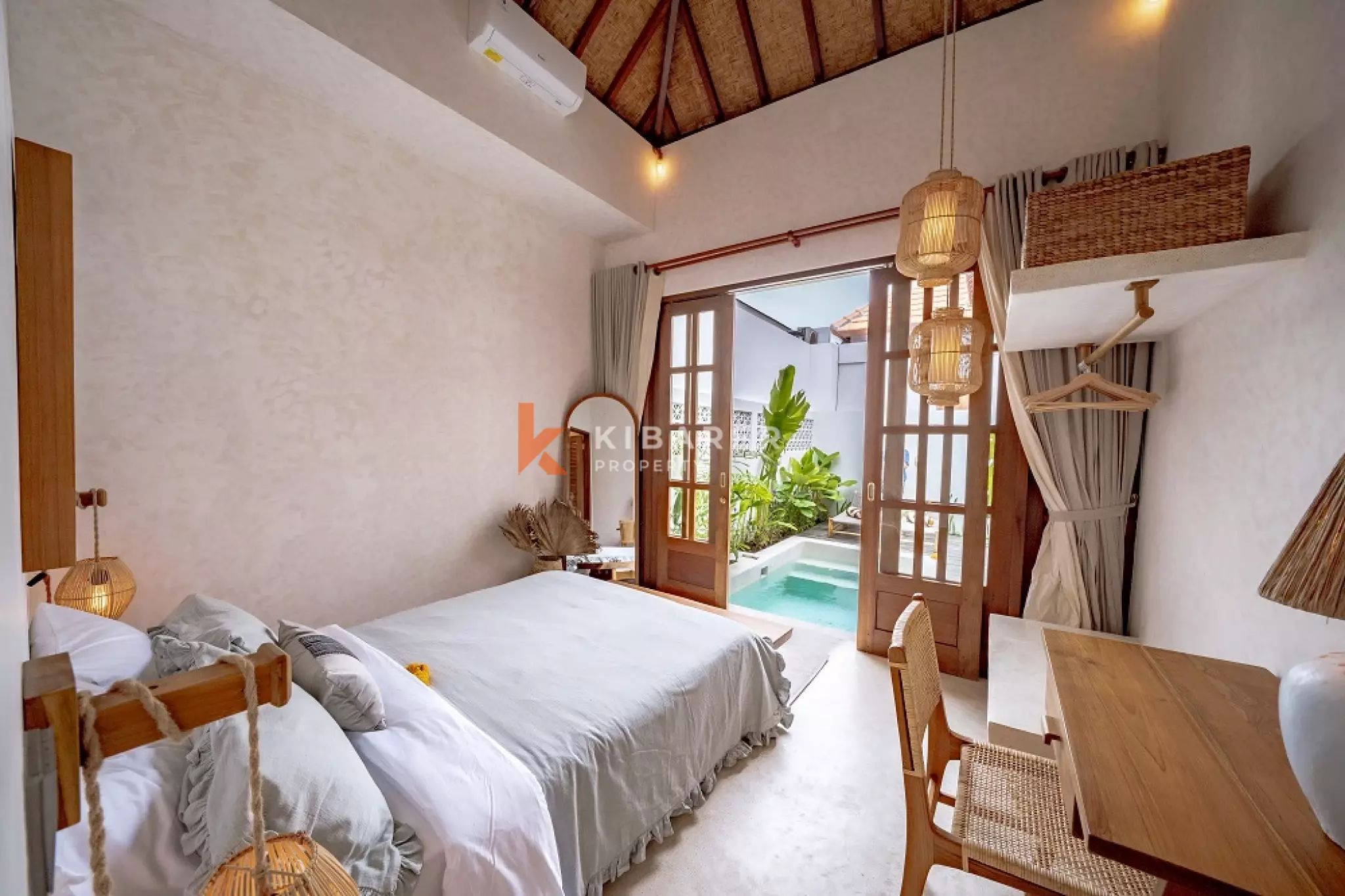 Charming One-Bedroom Enclosed Villa in Kedungu