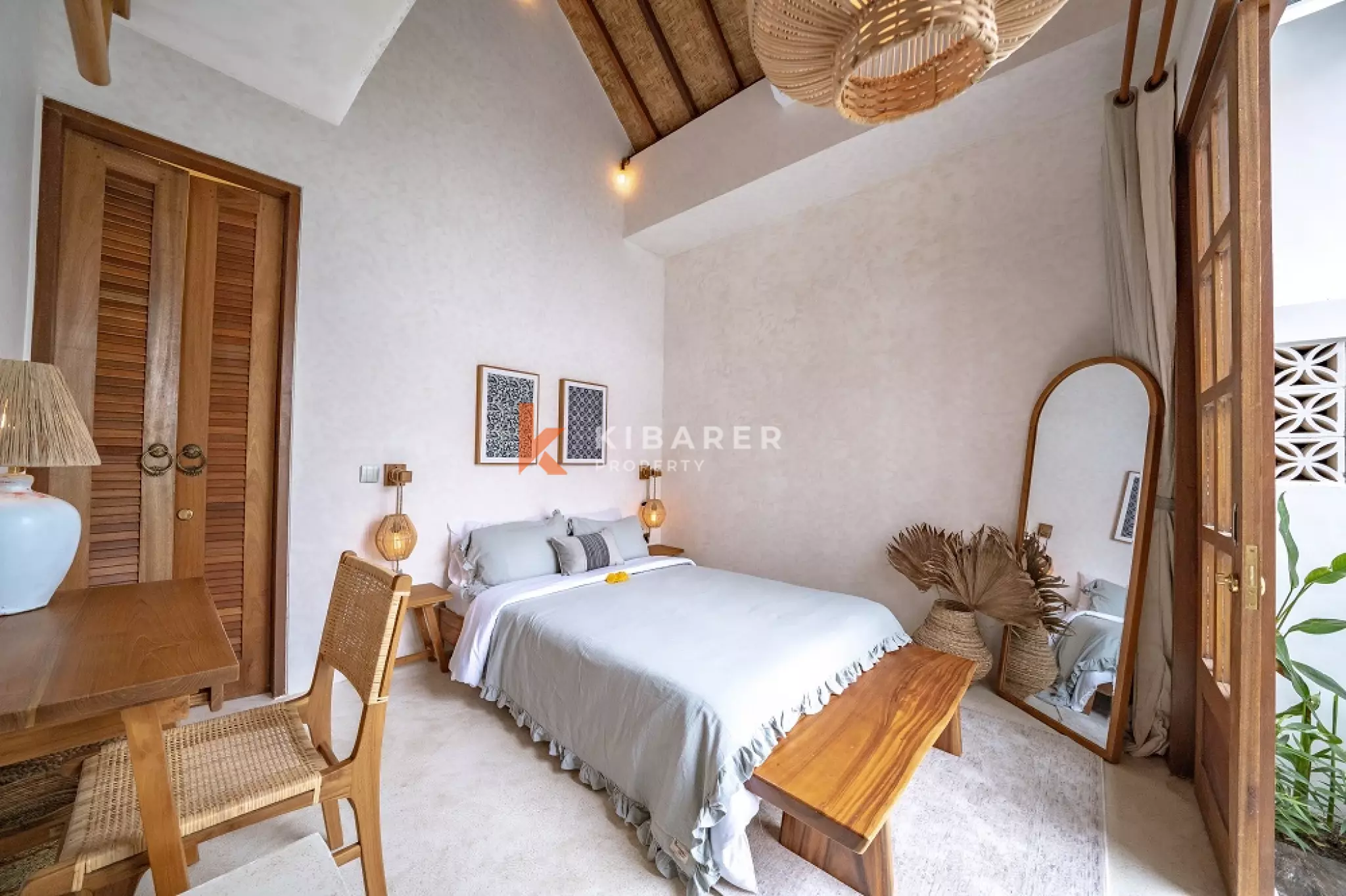 Charming One-Bedroom Enclosed Villa in Kedungu