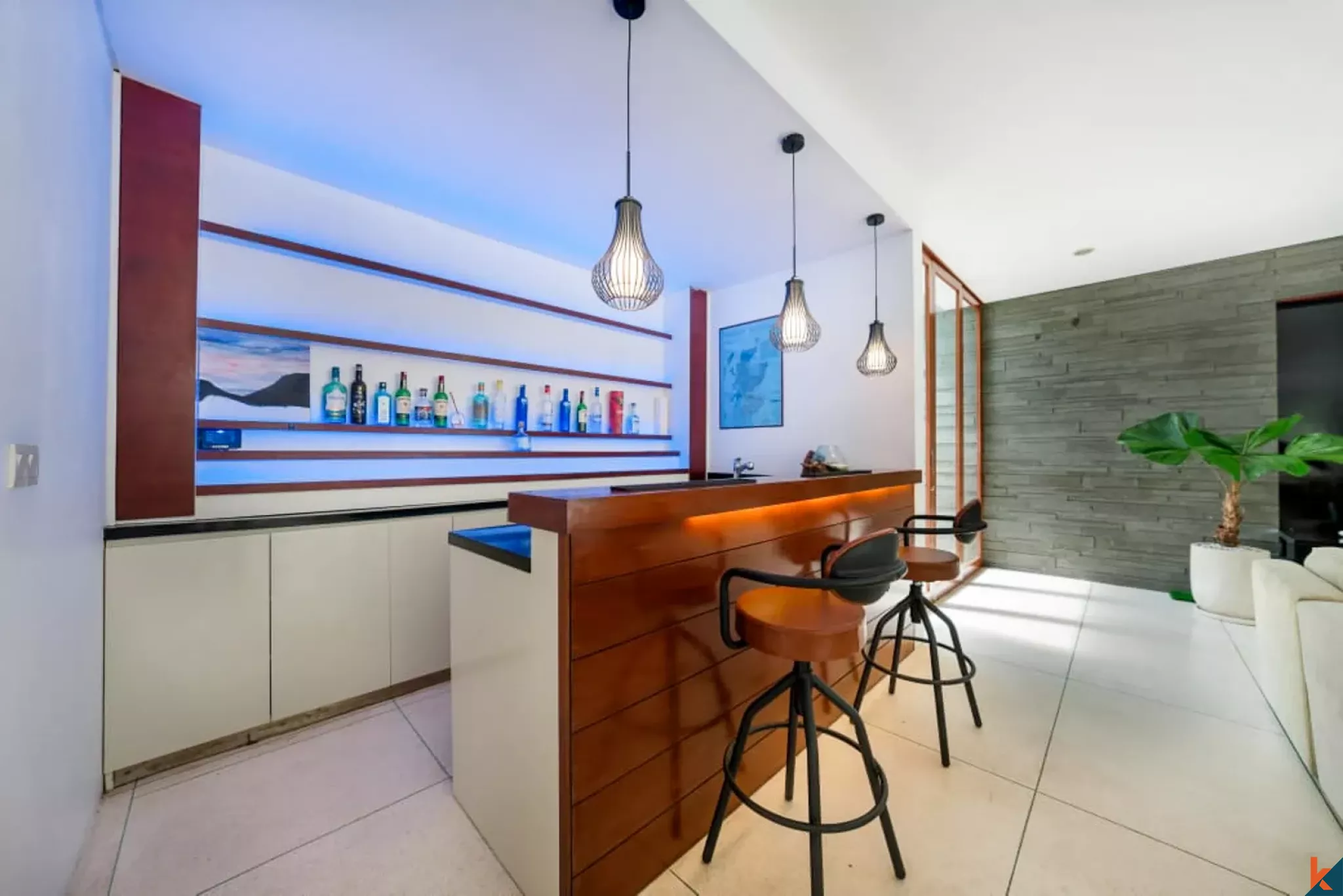 Rumah Mewah Lima Kamar Tidur Hak Milik di Tanah Lot yang Tenang - Nyanyi