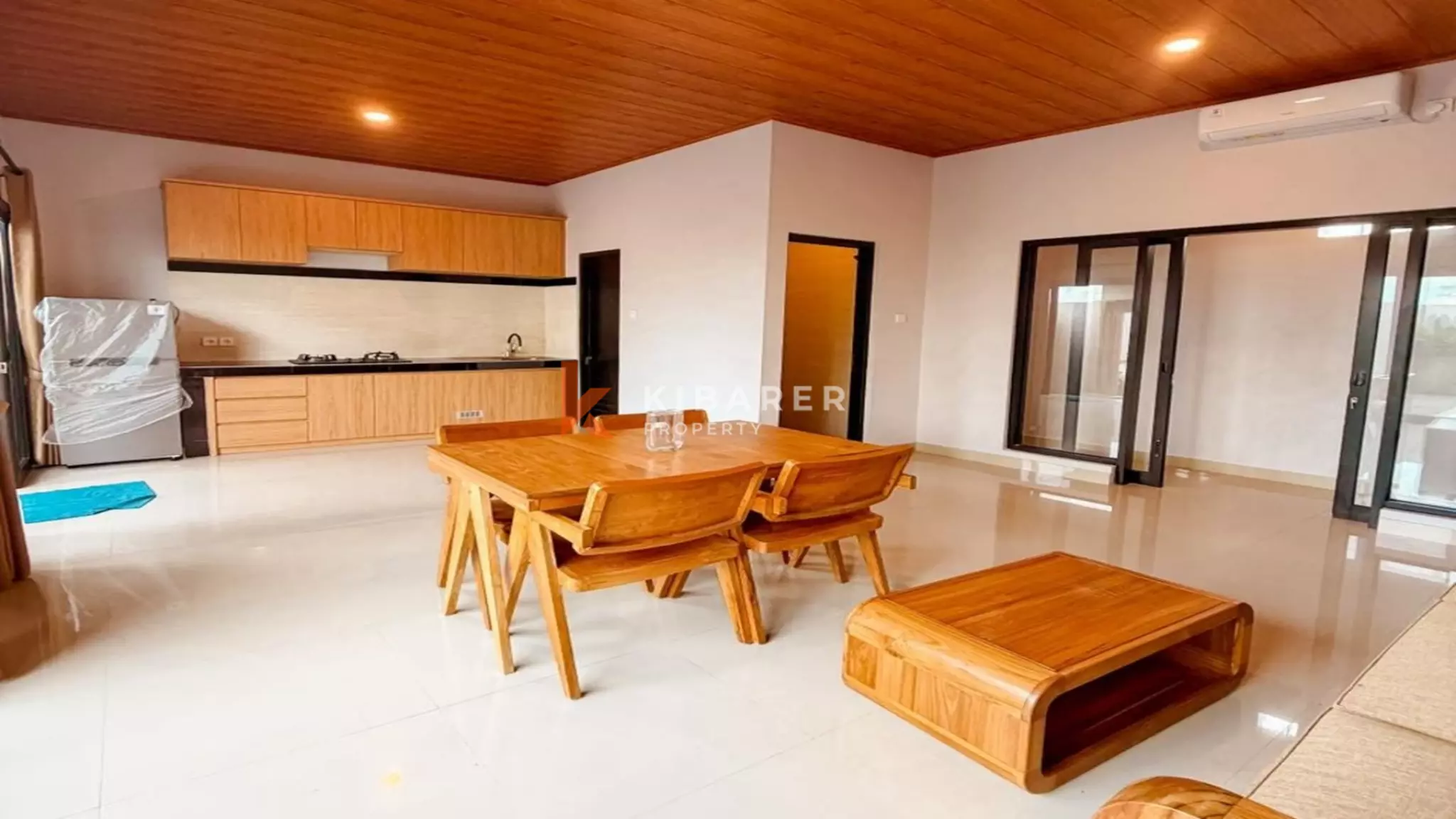 Inviting Two-Bedroom Semi Furnished Villa with Enclosed Living in Mengwi
